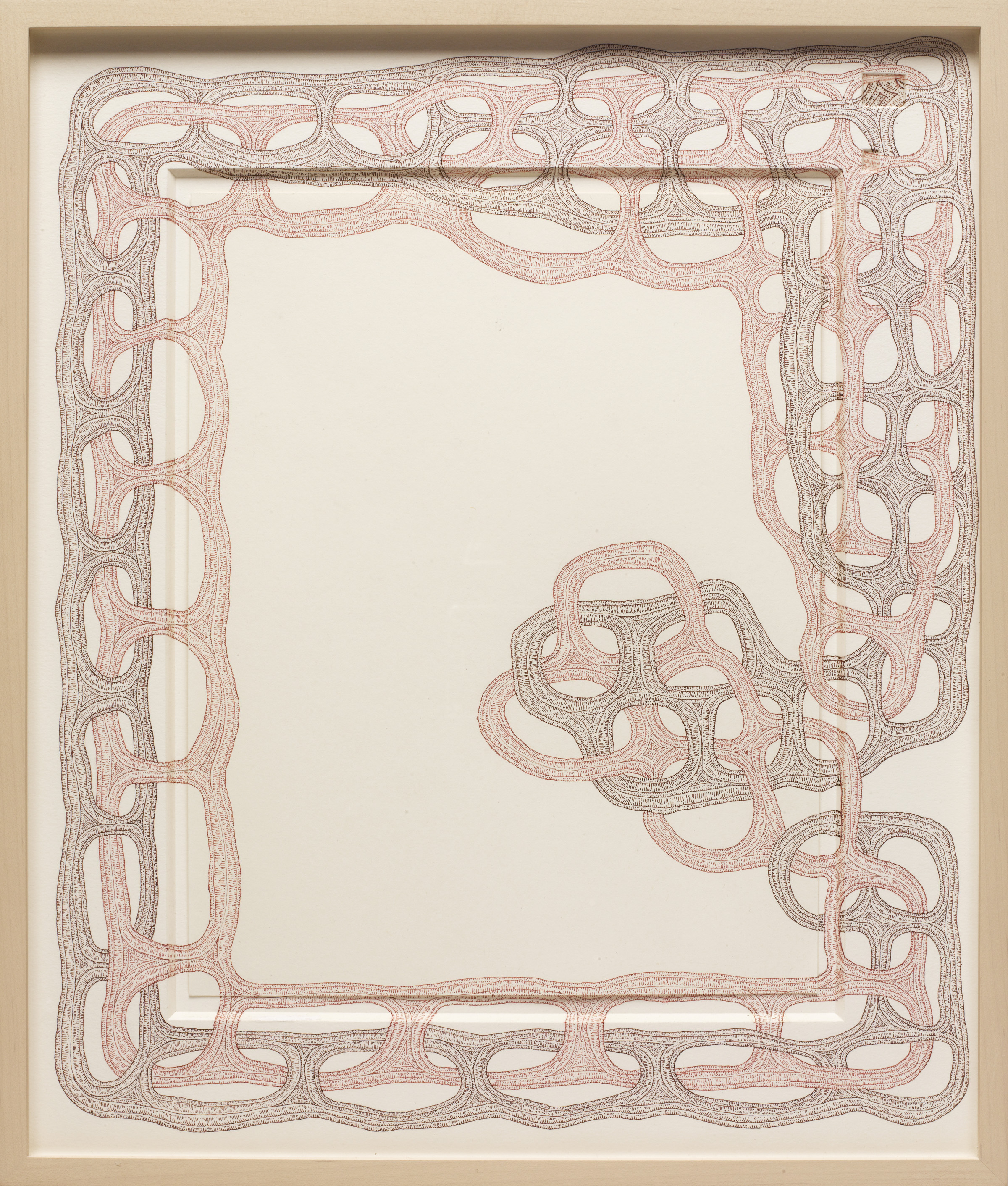 James Siena, Rulebreaker, 2016 Ink on paper and museum board © James SienaPhotograph by Kerry Ryan McFate Courtesy of Pace Gallery