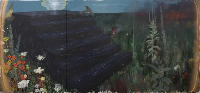 Enrique Martinez Celaya, The Folktale, 2017 oil and wax on canvas ©Enrique Martinez Celaya.  Courtesy of the artist and Jack Shainman Gallery, New York.