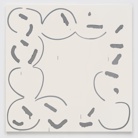 Amy Feldman, Sublime Slime, 2017 Acrylic on canvas Courtesy of the artist and James Cohan, New York