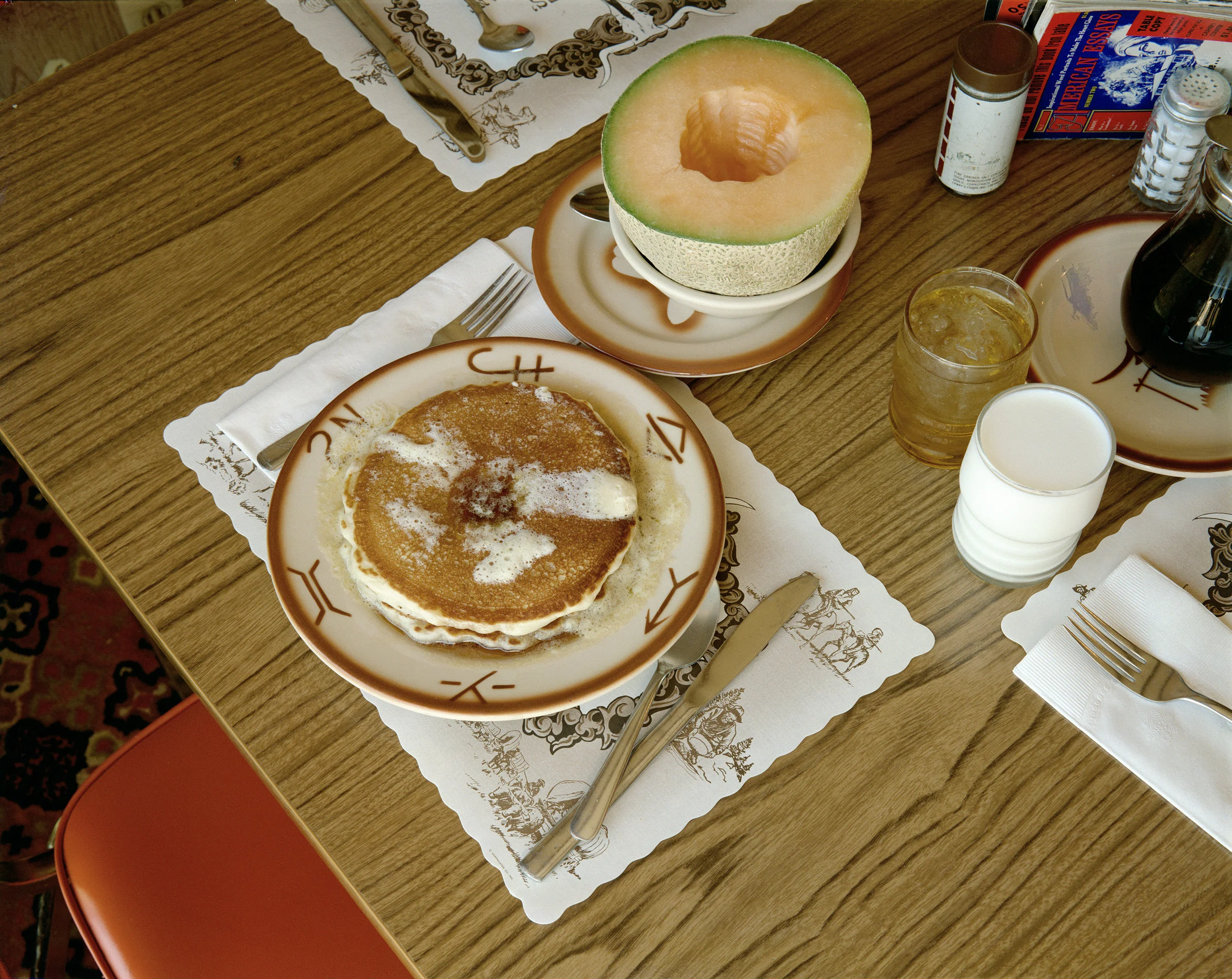 Stephen Shore. Breakfast, Trail’s End Restaurant, Kanab, Utah, August 10, 1973. 1973. Chromogenic color print, 16 7/8 × 21 1/4″ (42.8 × 54 cm). The Museum of Modern Art, New York. Purchase. © 2017 Stephen Shore