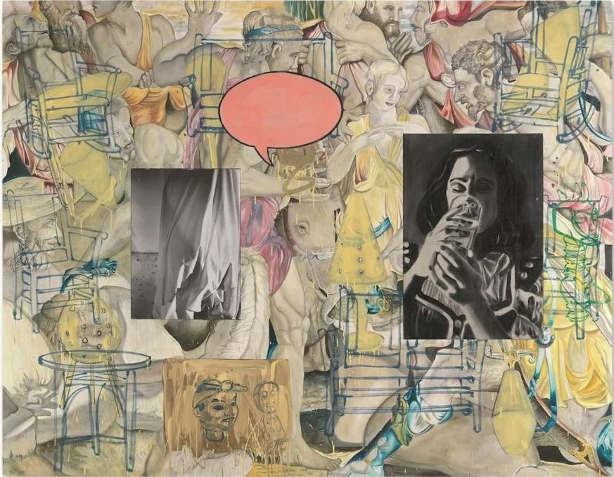 Daved Salle Mingus in Mexico, 1990 All images © David Salle and VAGA, NY.