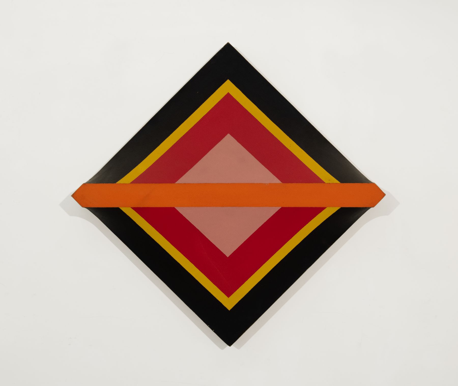 Sven Lukin (b. 1934) Eye, 1962 Oil on canvas construction, 36 (H) x 36 (W) x 5 (D) inches Signed, dated, and numbered on stretcher verso: "S. Lukin 62. #11"