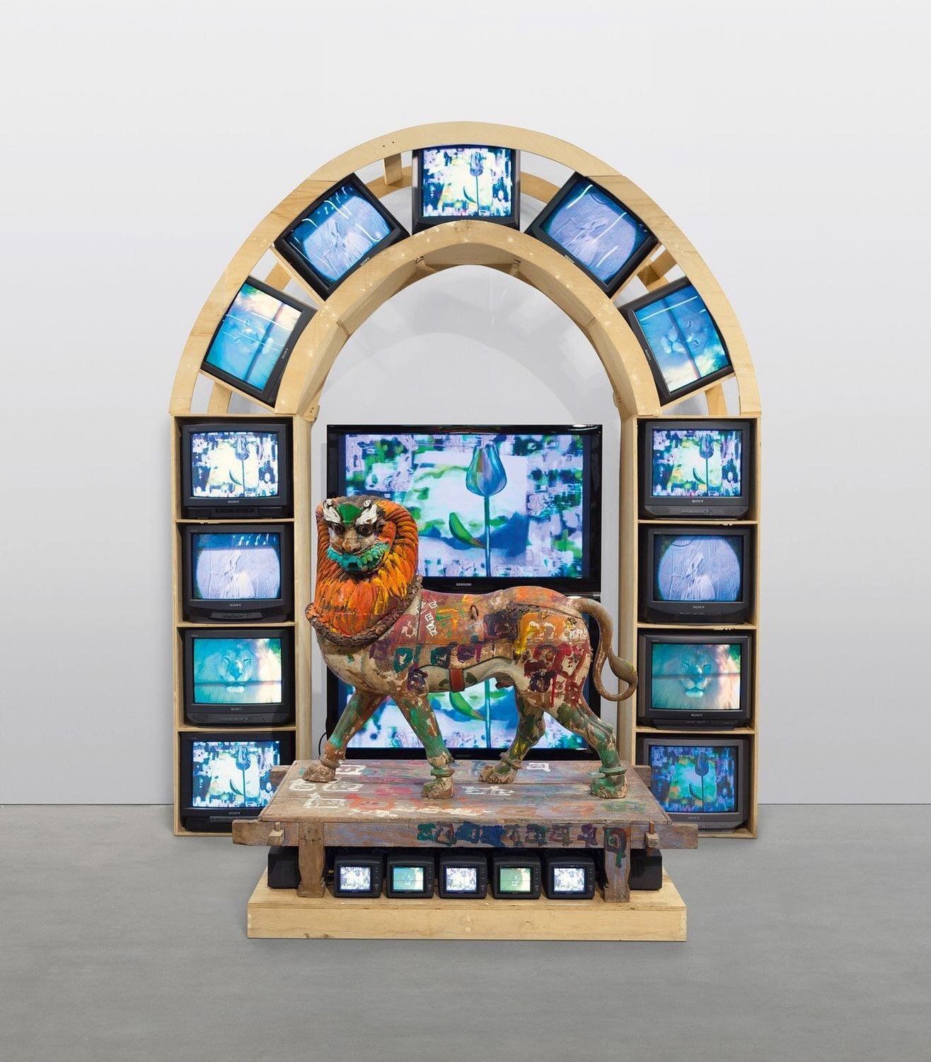 Nam June Paik&rsquo;s solo exhibition
is on view @gagosian gallery

Melding an early training in classical music and subsequent interest in musical composition with radical, collaborative approaches to aesthetics and performance, Paik produced multim