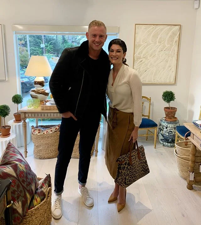Thank you @shoppalomaandco for hosting @jyoungdesignhouse so that I could pick his brain about art, my first love!! Thank you @palomacontrerasdesign for introducing me to his work.  Not pictured is my new bff @devonliedtke!  Amazing woman!!
