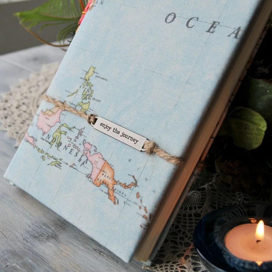 "Enjoy The Journey" creative notebook