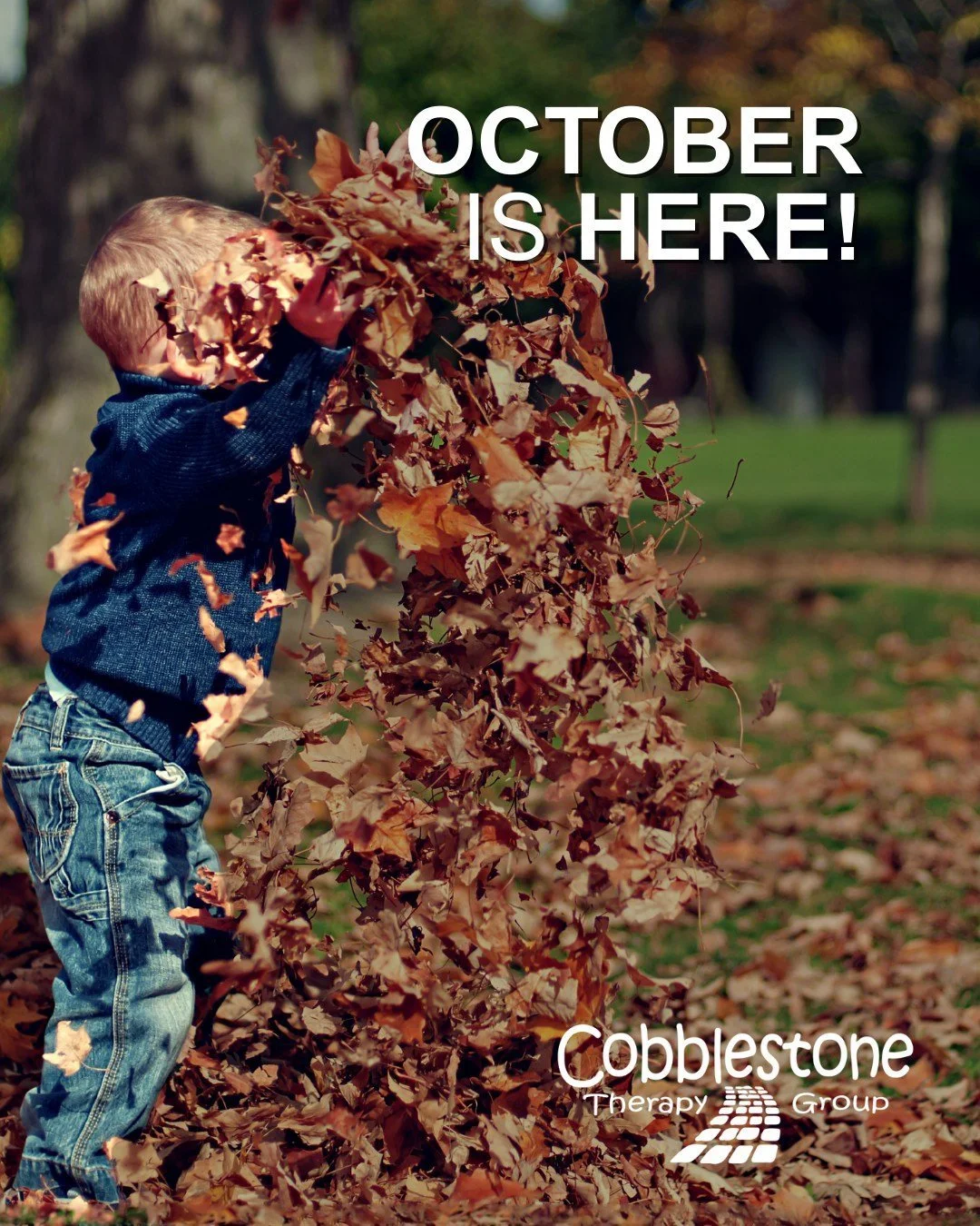 We love the cozy vibes, crunchy leaves, and playful energy this season brings. 

What&rsquo;s your kiddo&rsquo;s favorite fall activity, pumpkin patch, hayride, or just jumping in leaf piles? 🍁

#FallFun #CobblestoneTherapy #ParentCommunity