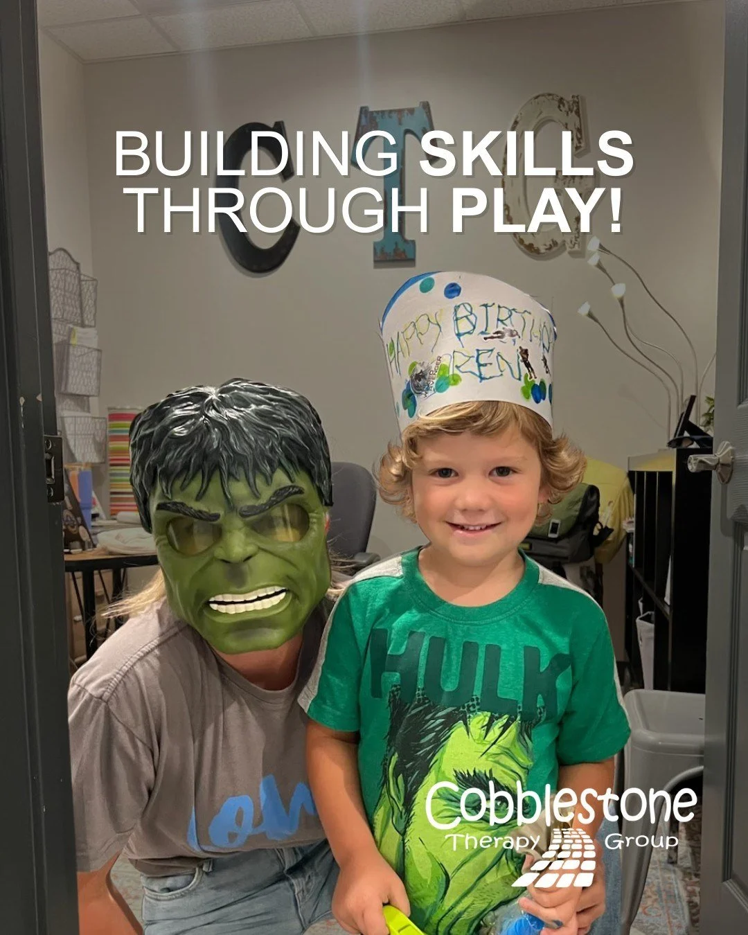 Fun Fact: Did you know play-based therapy not only helps with motor skills, but also boosts creativity, problem-solving, and confidence? 

Every game, puzzle, and craft has a purpose!

#PlayBasedTherapy #CobblestoneTherapy #TherapyFun