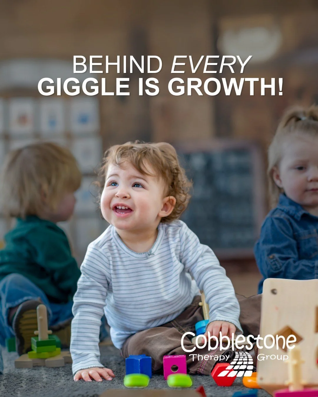 Behind every giggle in therapy is a moment of growth. At Cobblestone Therapy Group, we believe that learning should feel like play. Through play-based therapy, children build essential motor skills, language, confidence, and problem-solving abilities