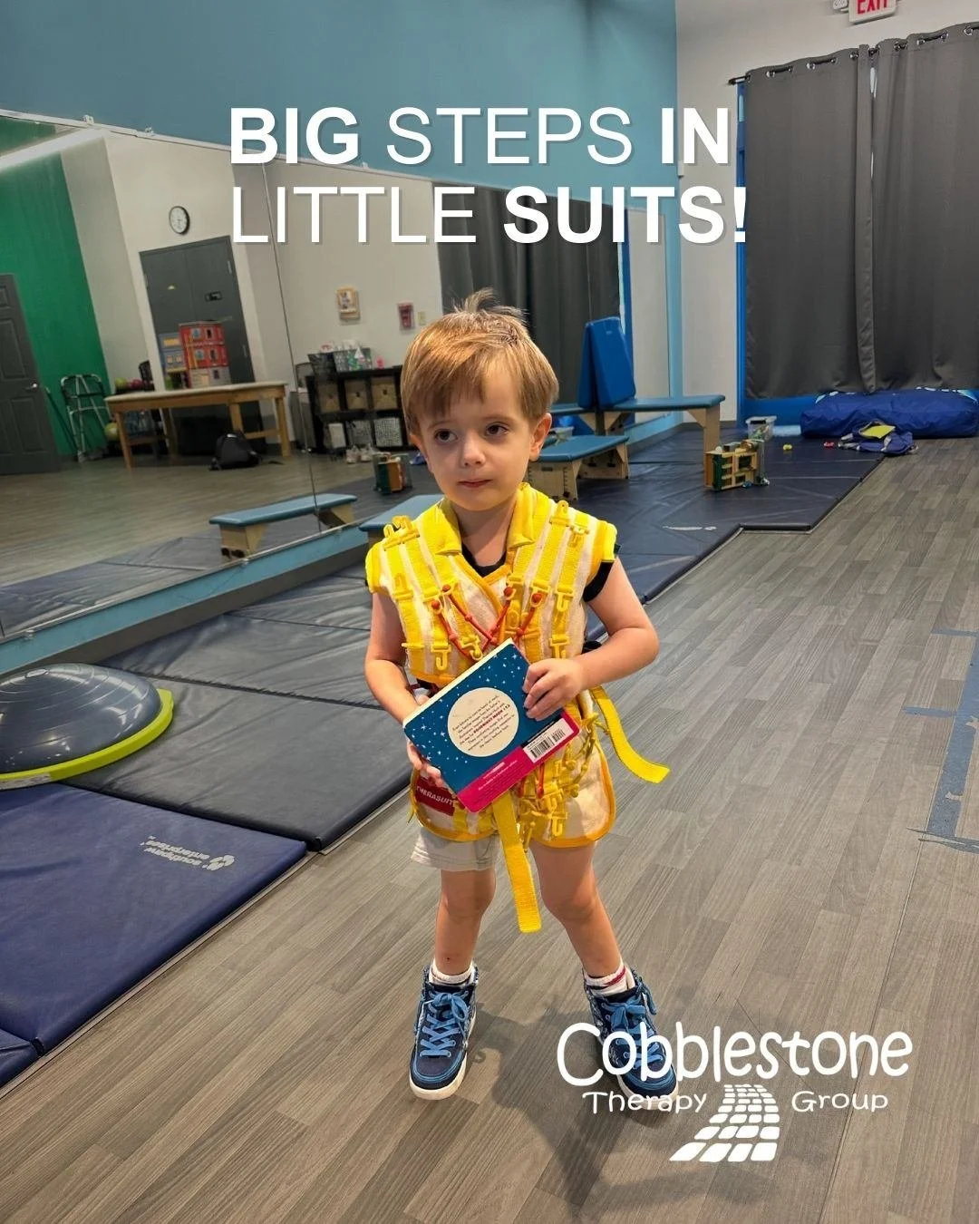 Big wins in the TheraSuit! Every session builds strength, confidence, and new milestones. We&rsquo;re so proud of the hard work and determination our kiddos show every day.
Whether it&rsquo;s improving balance, reaching milestones, or just standing t