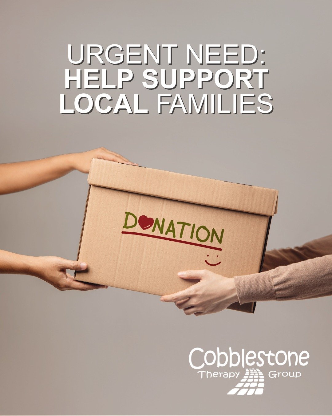 The folks over at Butterfly Whisper are in urgent need of essential items to support local families in Cherokee County. 💛

They are currently out of cleaning kits, hygiene kits, and size 6 diapers, and running very low on size 4&ndash;7 diapers and 