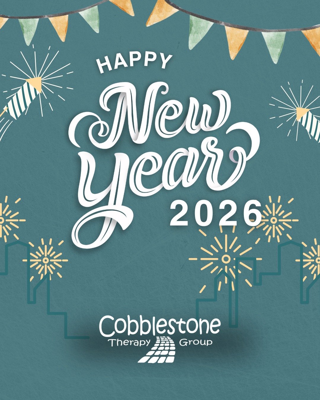 Happy New Year from the Cobblestone family to yours!

We are so incredibly grateful for the privilege of working with your amazing children and watching them thrive. Here&rsquo;s to a year filled with new milestones, big smiles, and continued growth 