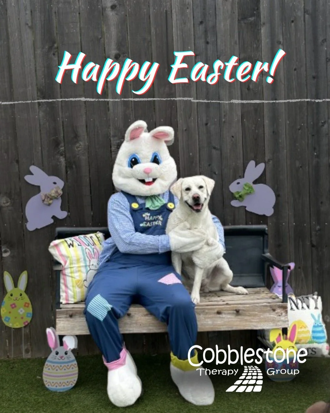 Happy Easter from all of us at Cobblestone Therapy Group! 🌸🐰

Wishing our amazing families a day filled with smiles, sweet treats, and lots of love. We are so grateful for each of you and the joy you bring to our clinic every day.

#HappyEaster #Co