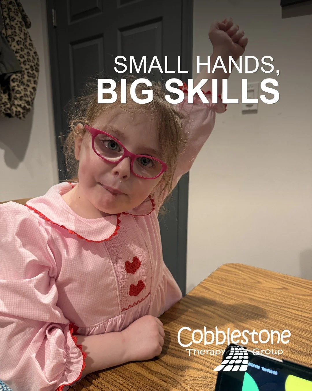 Struggling with buttons, crayons, or utensils?

Our occupational therapy for kids helps build fine motor skills needed for independence at home and school.

Serving families in Roswell and surrounding areas.

#OccupationalTherapy #FineMotorSkills #Pe