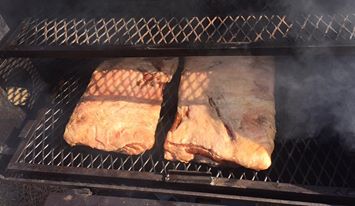 Smoking the bacon