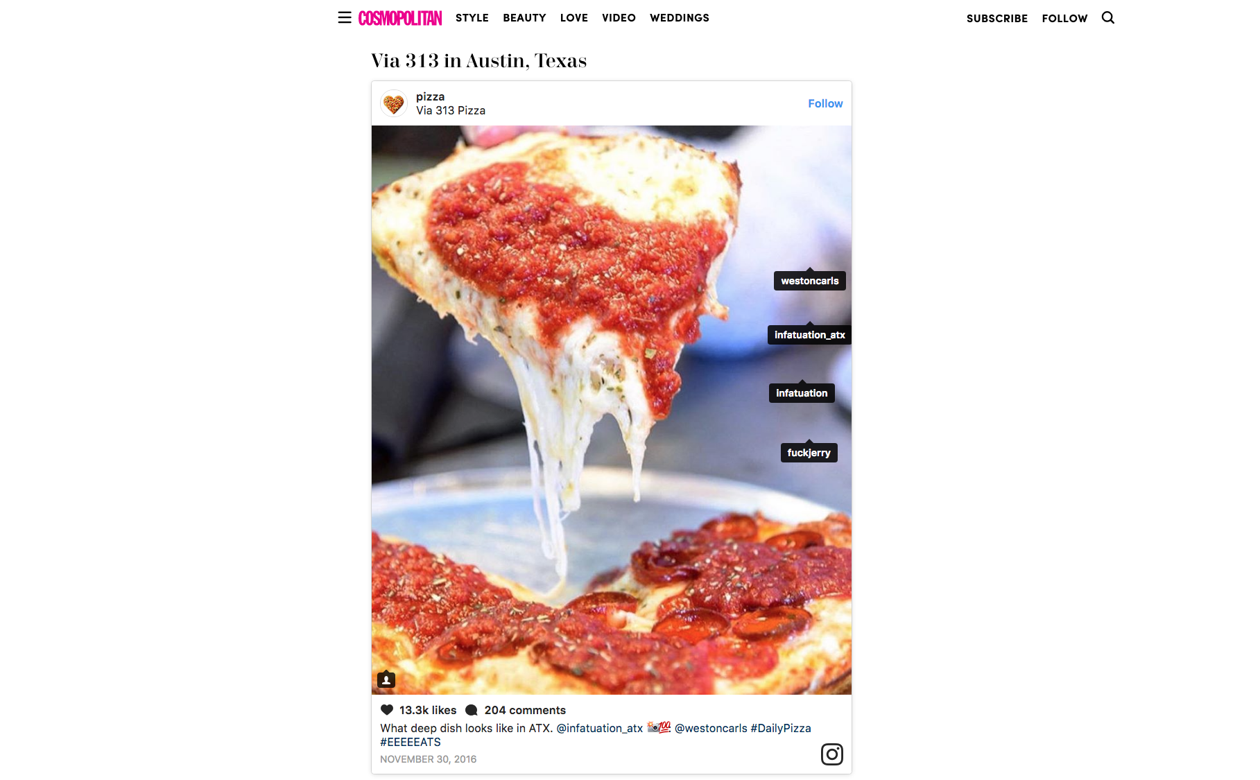 cosmopolitan pizza instagram weston carls.png
