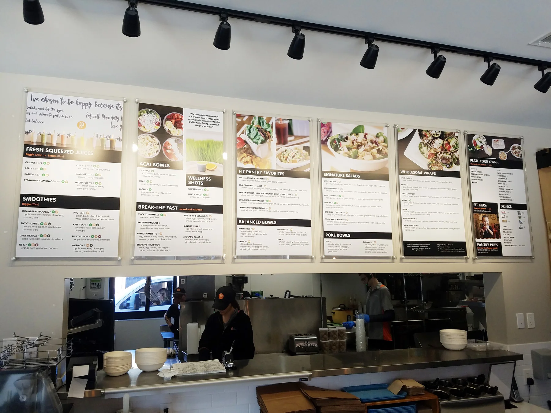 Inside Menu Board