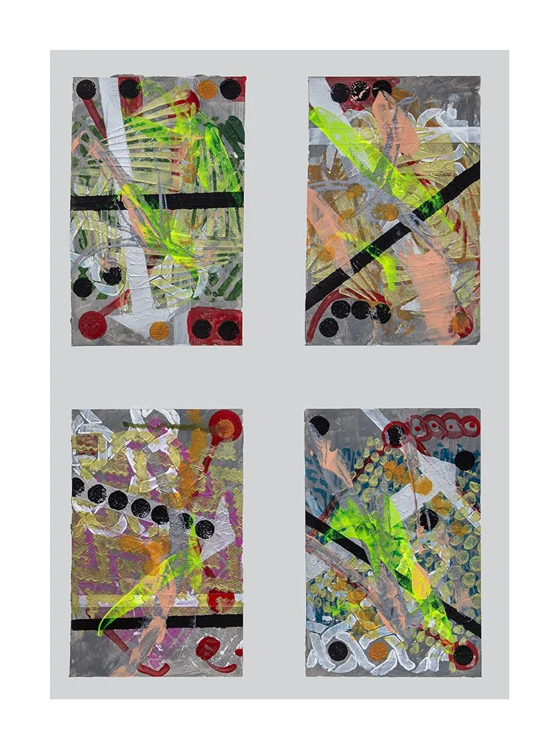 Untitled Abstract Quad