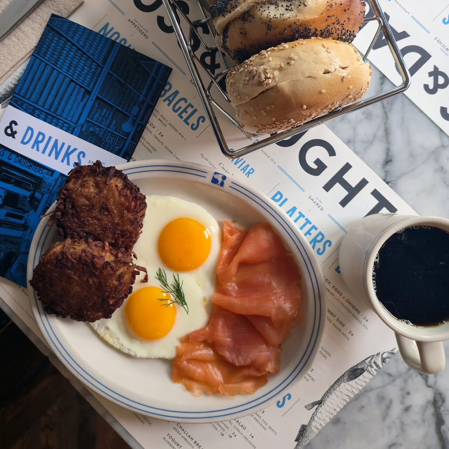 Lower Sunny Side with bagels and coffee 1.jpg