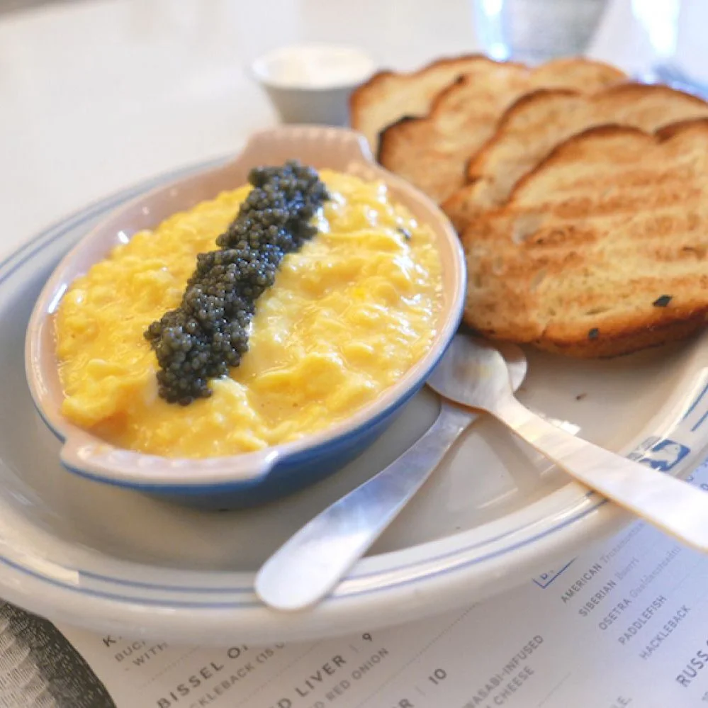 soft scrambled eggs with caviar (credit @lebananas).jpg
