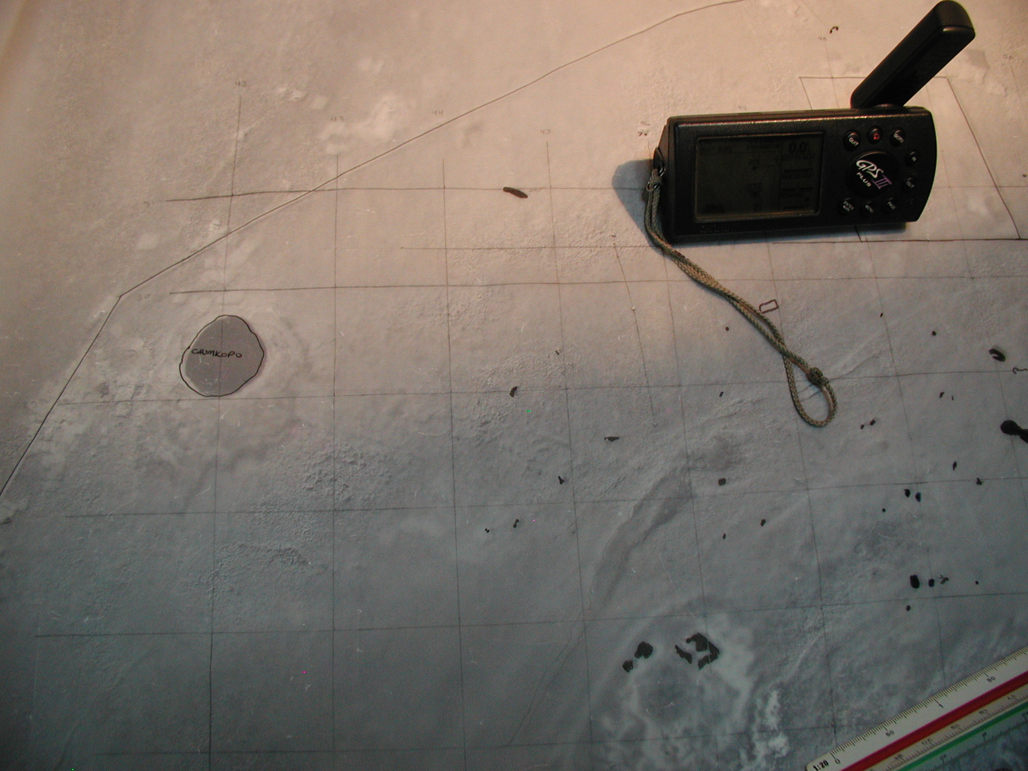 Making a hybrid map from a 1:20,000 scale aerial photograph.