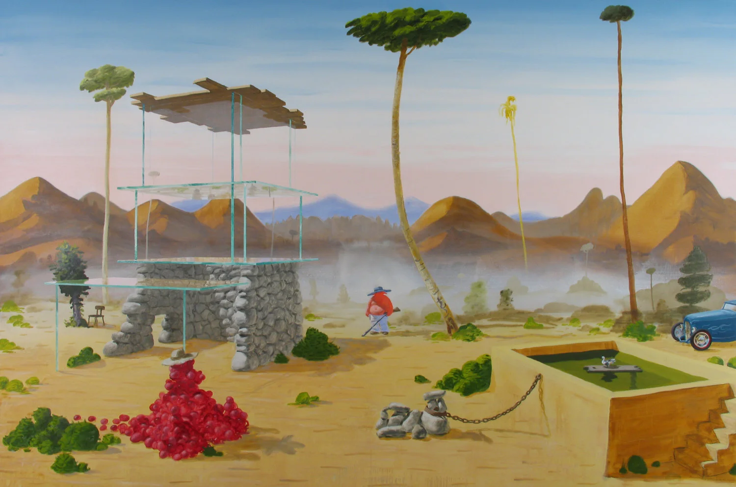 Campesino Pudiente , 2005, oil on canvas, 198 x 297 cm