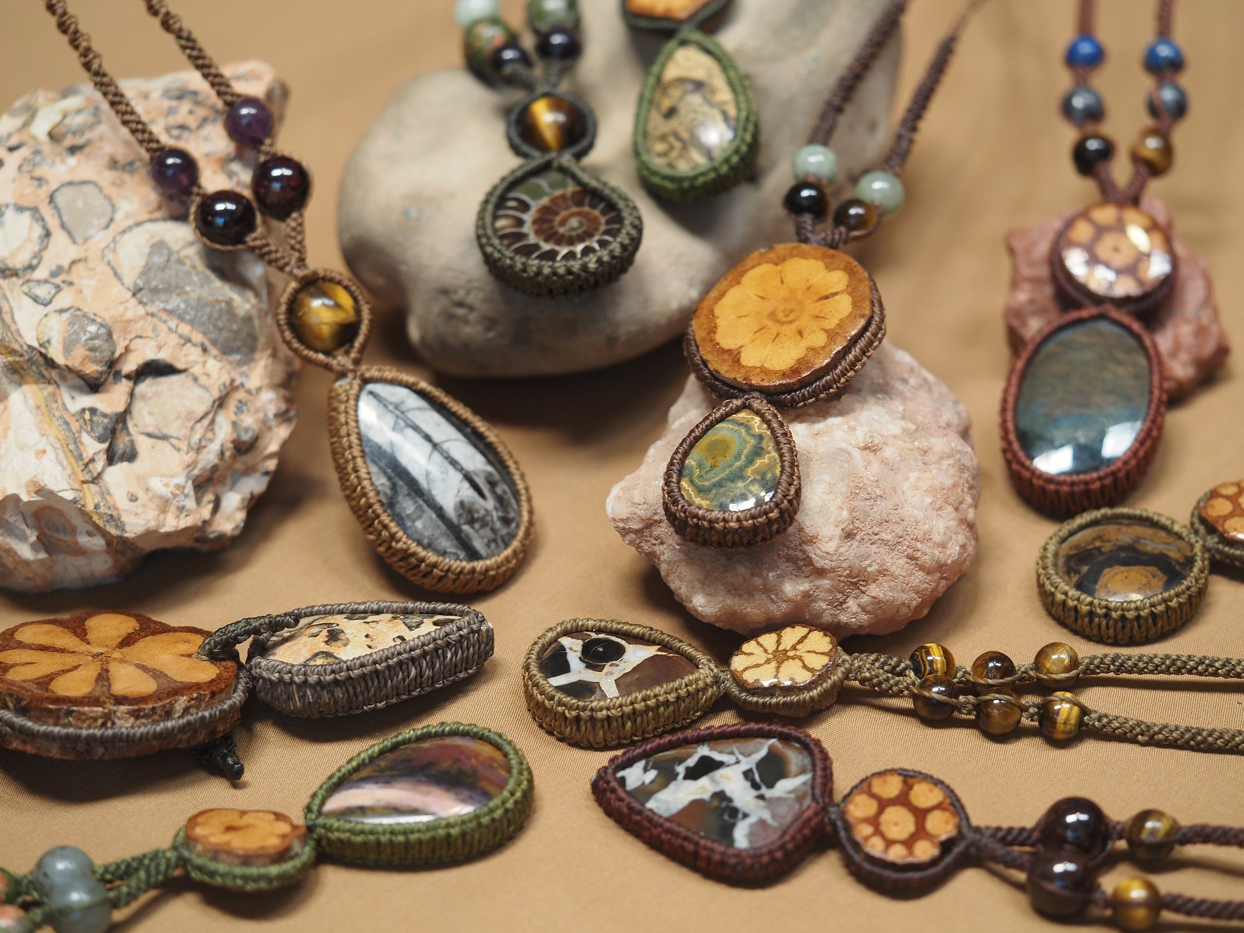 EARTHY STONE TALISMANS