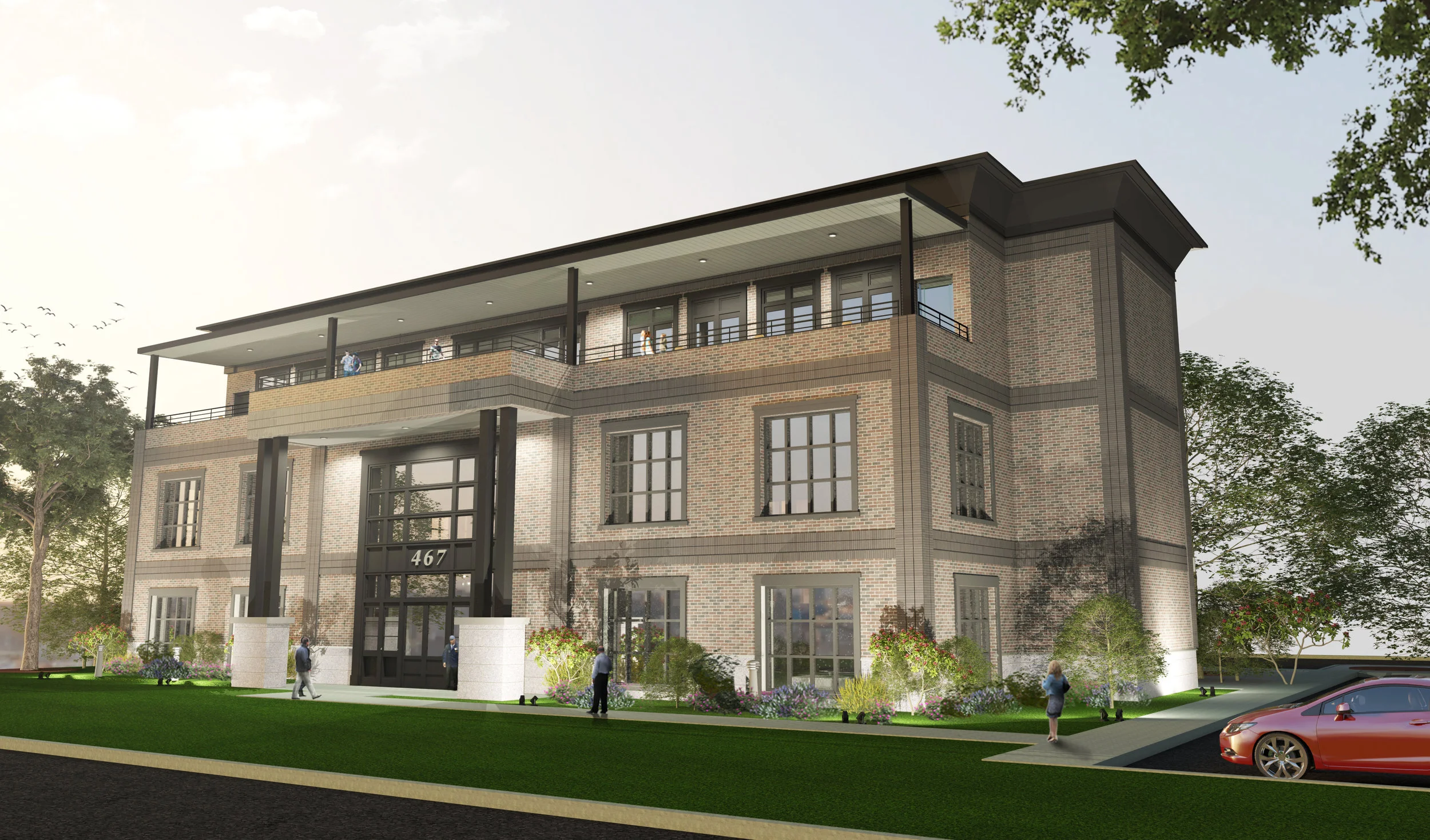 Front of the property.