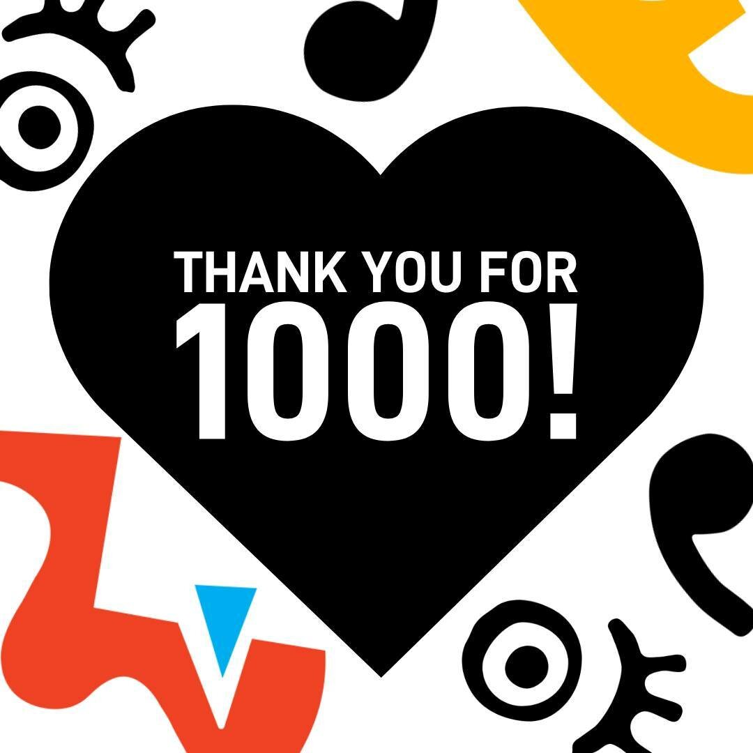 We reached 1000! 🎉🎉🎉 There are now a thousand folx following our small but mighty theatre company. Thank you all for your support and for tagging along for our tours to communities all over the country. We have much more in store for you this year