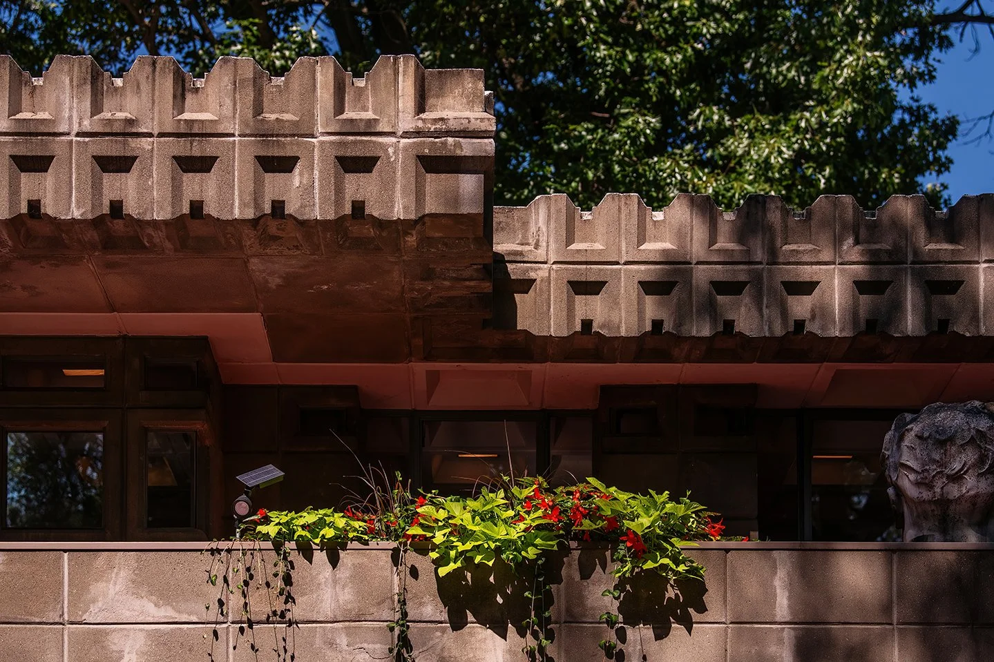 Architectural documentation of the Dorothy G. Turkel House by Frank Lloyd Wright in Detroit, Michigan.