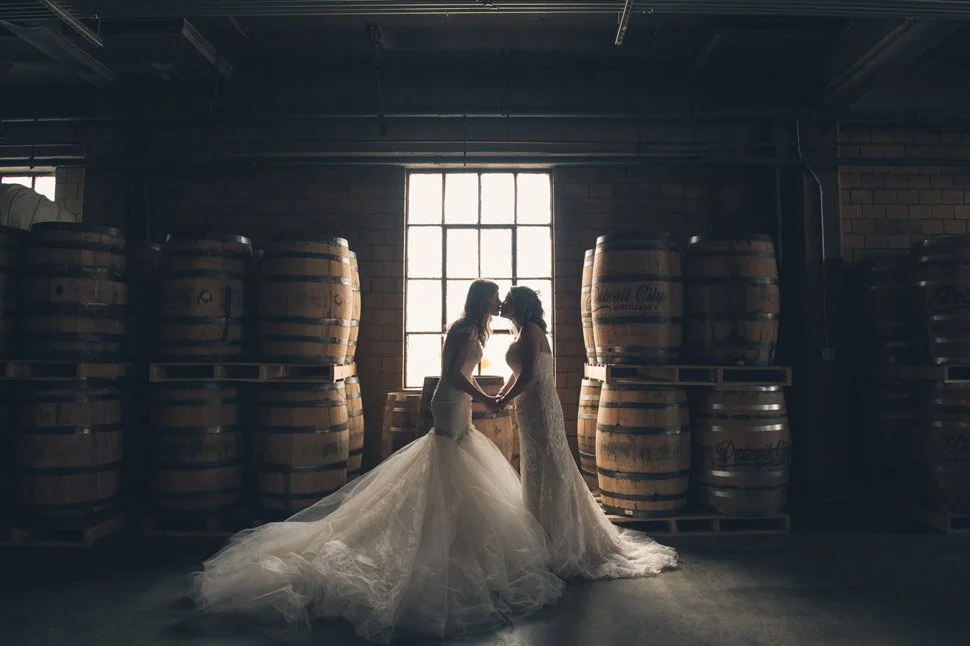   Wedding reception scene in Detroit documented by a Detroit wedding photographer.  