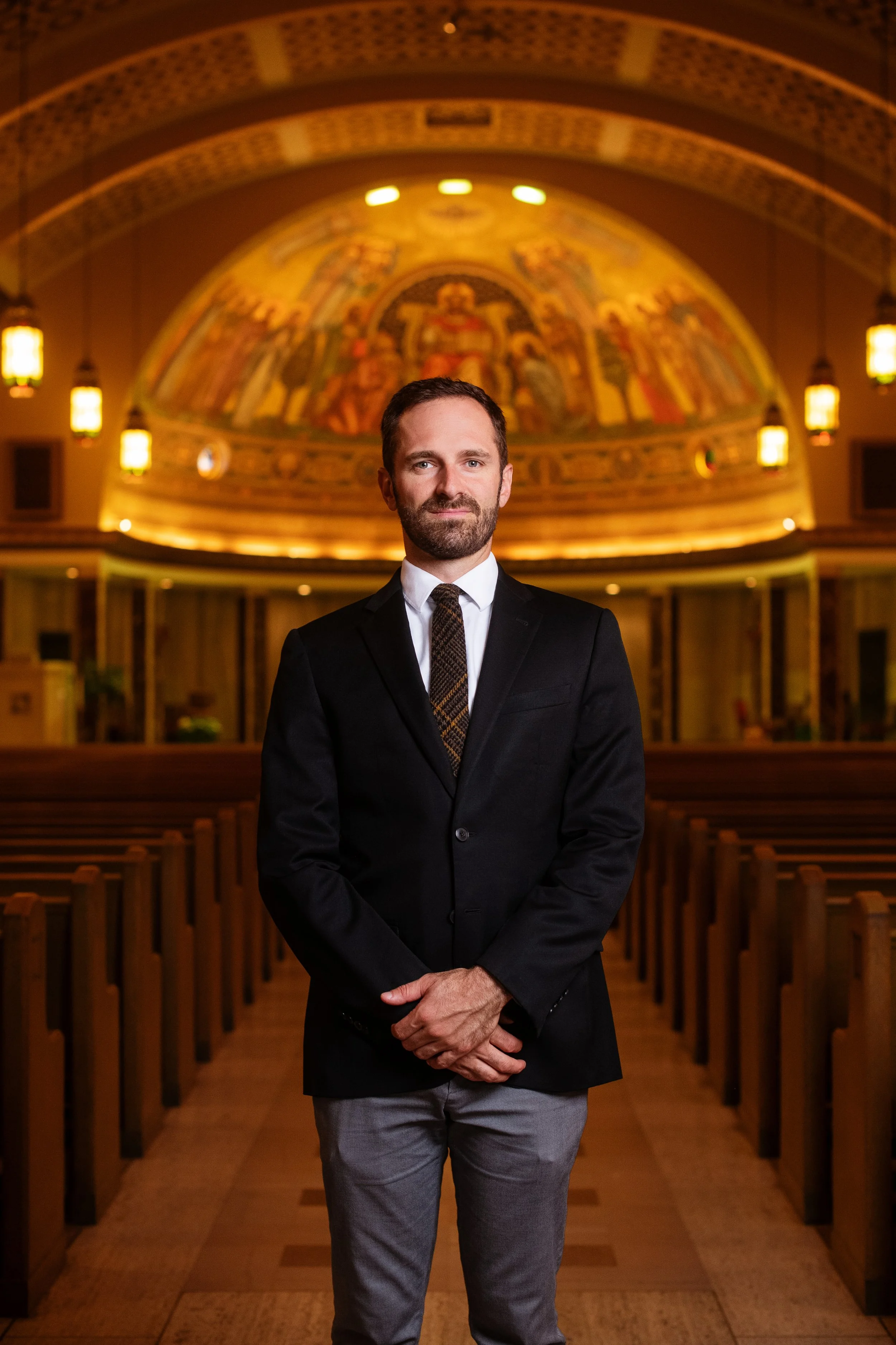   Professional headshot photographed in Detroit for business use by a Detroit-based photographer.  