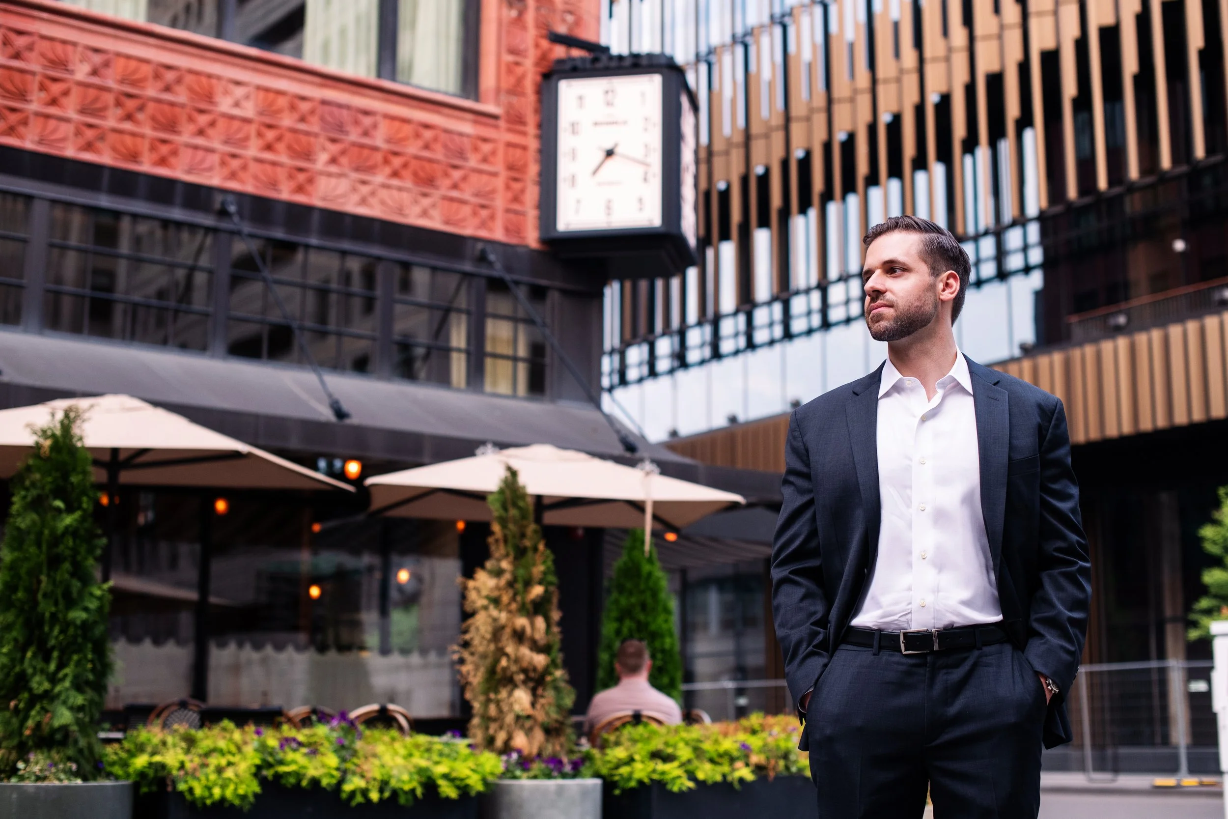   Portrait headshot created in Detroit by a Detroit headshot photographer.  