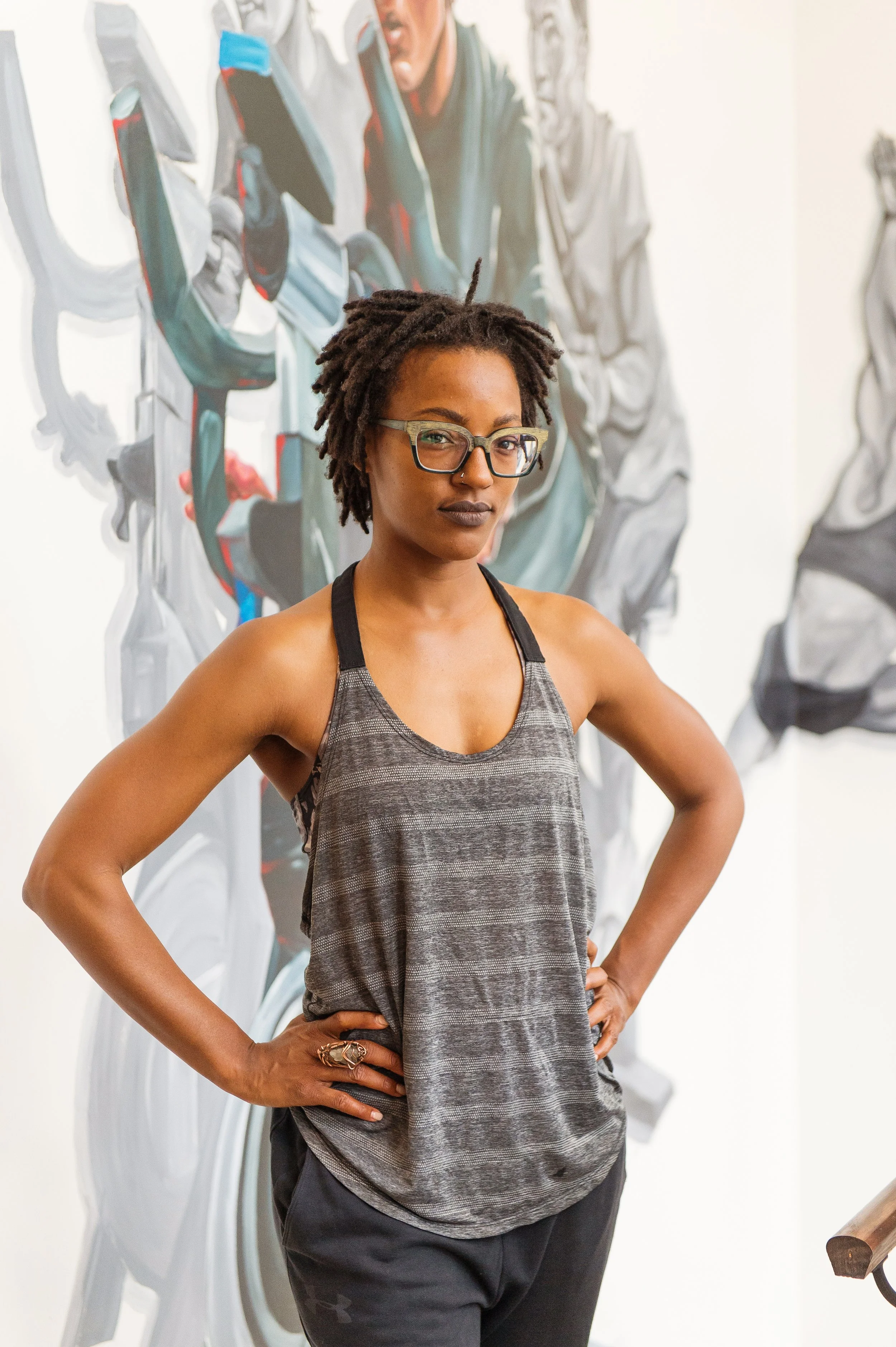   Modern headshot portrait photographed in Detroit by a Detroit headshot photographer.  