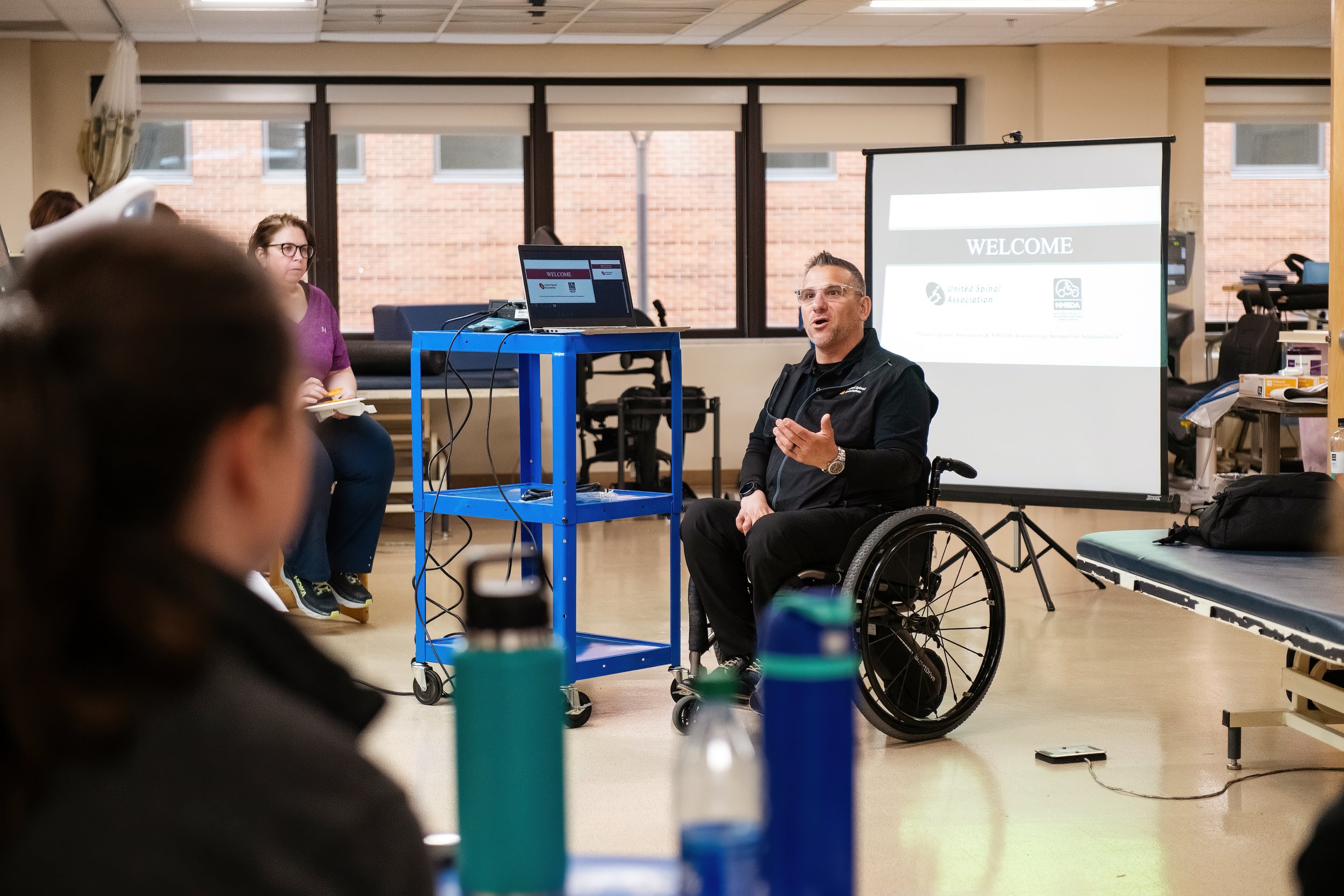   Detroit corporate event photography capturing attendees during a business gathering.  