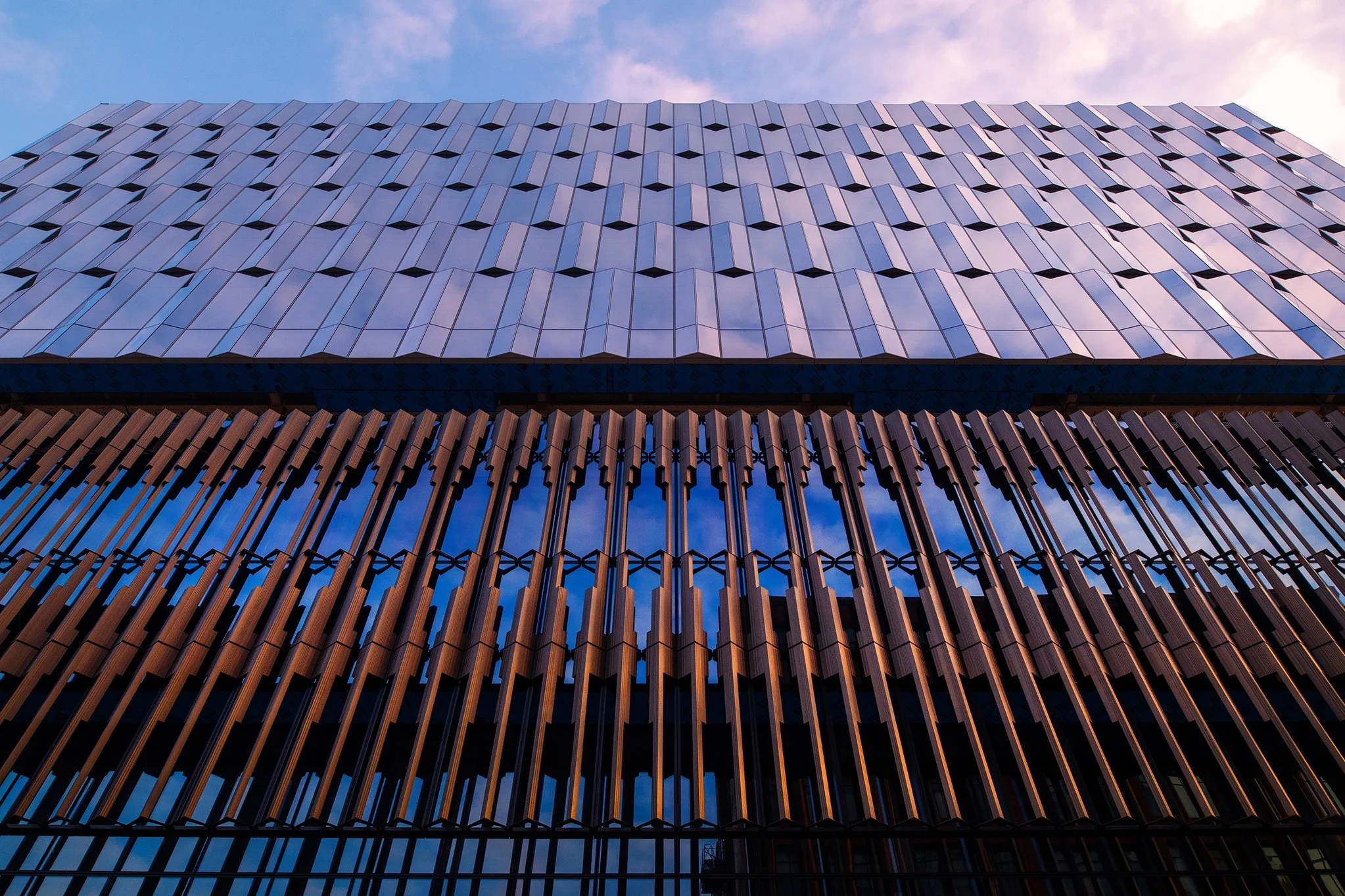  Building envelope detail at Hudson’s Detroit designed by SHoP Architects for Bedrock. 
