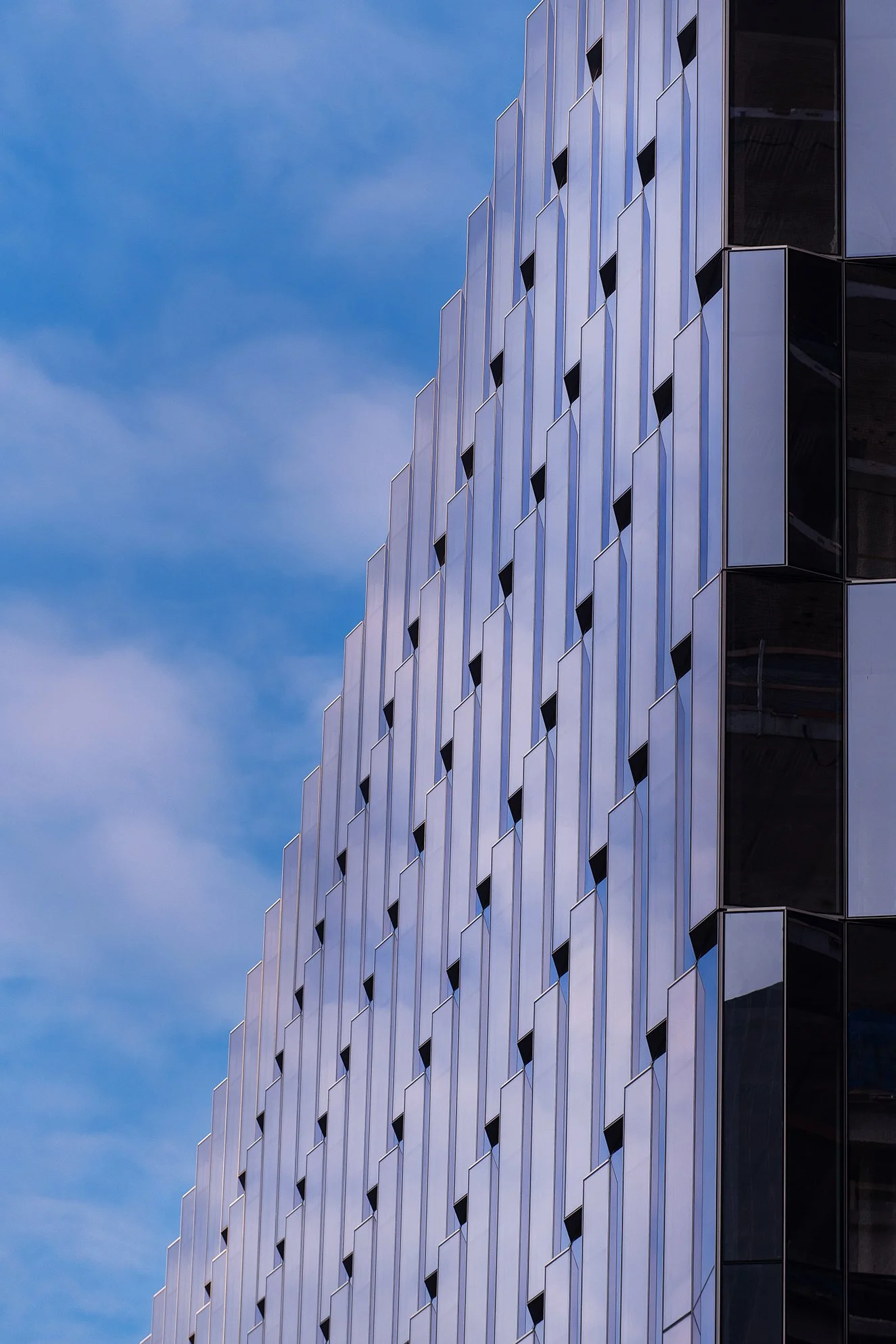  Downtown Detroit view featuring Hudson’s Detroit designed by SHoP Architects and developed by Bedrock. 