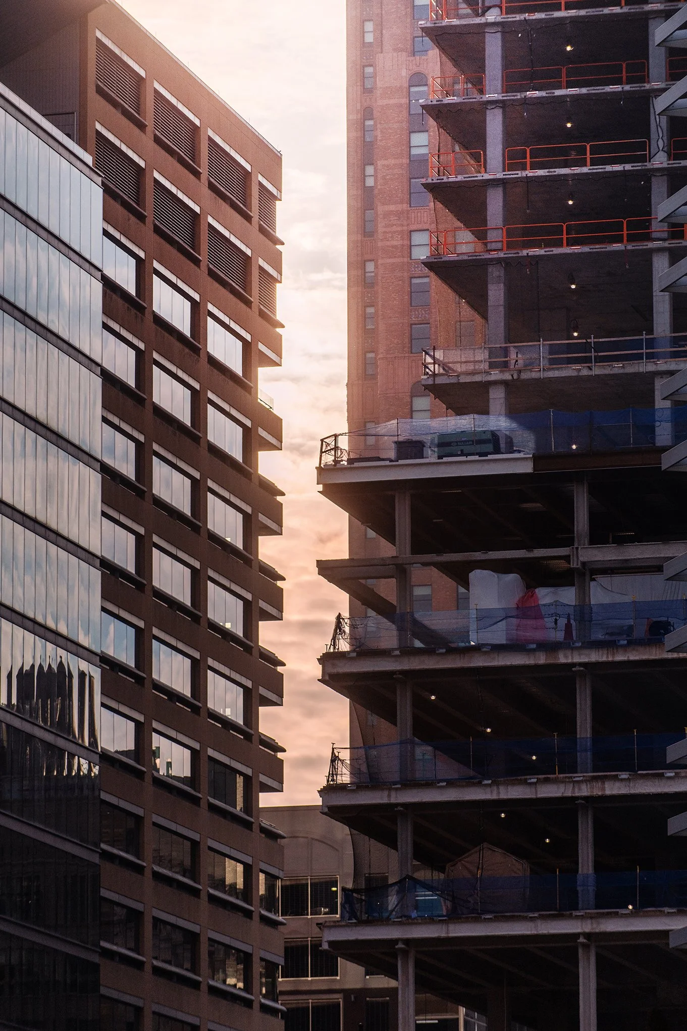  Hudson’s Detroit façade detail in Detroit, a Bedrock development by SHoP Architects. 