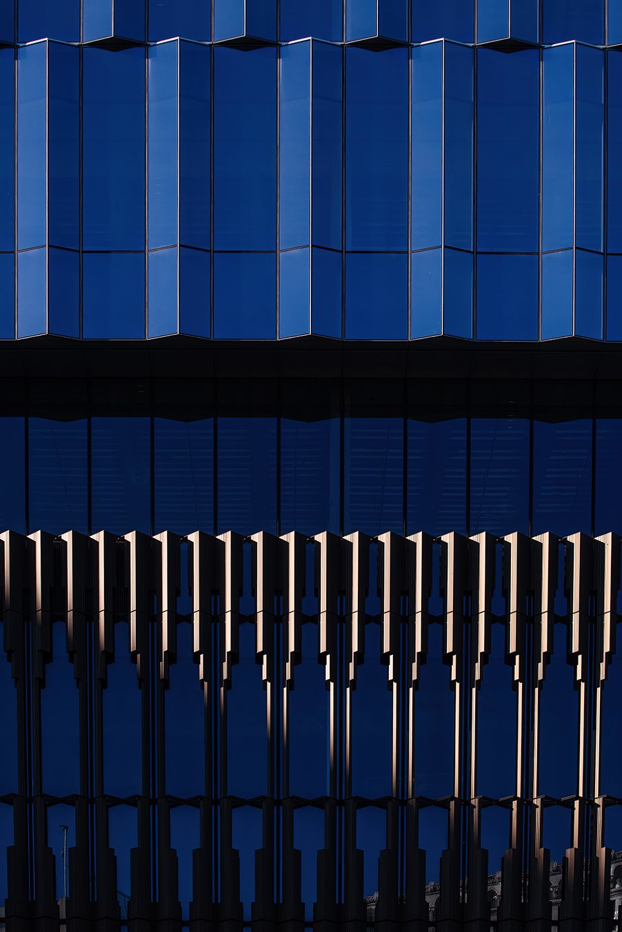  Architectural exterior of Hudson’s Detroit in Detroit by SHoP Architects and Bedrock. 