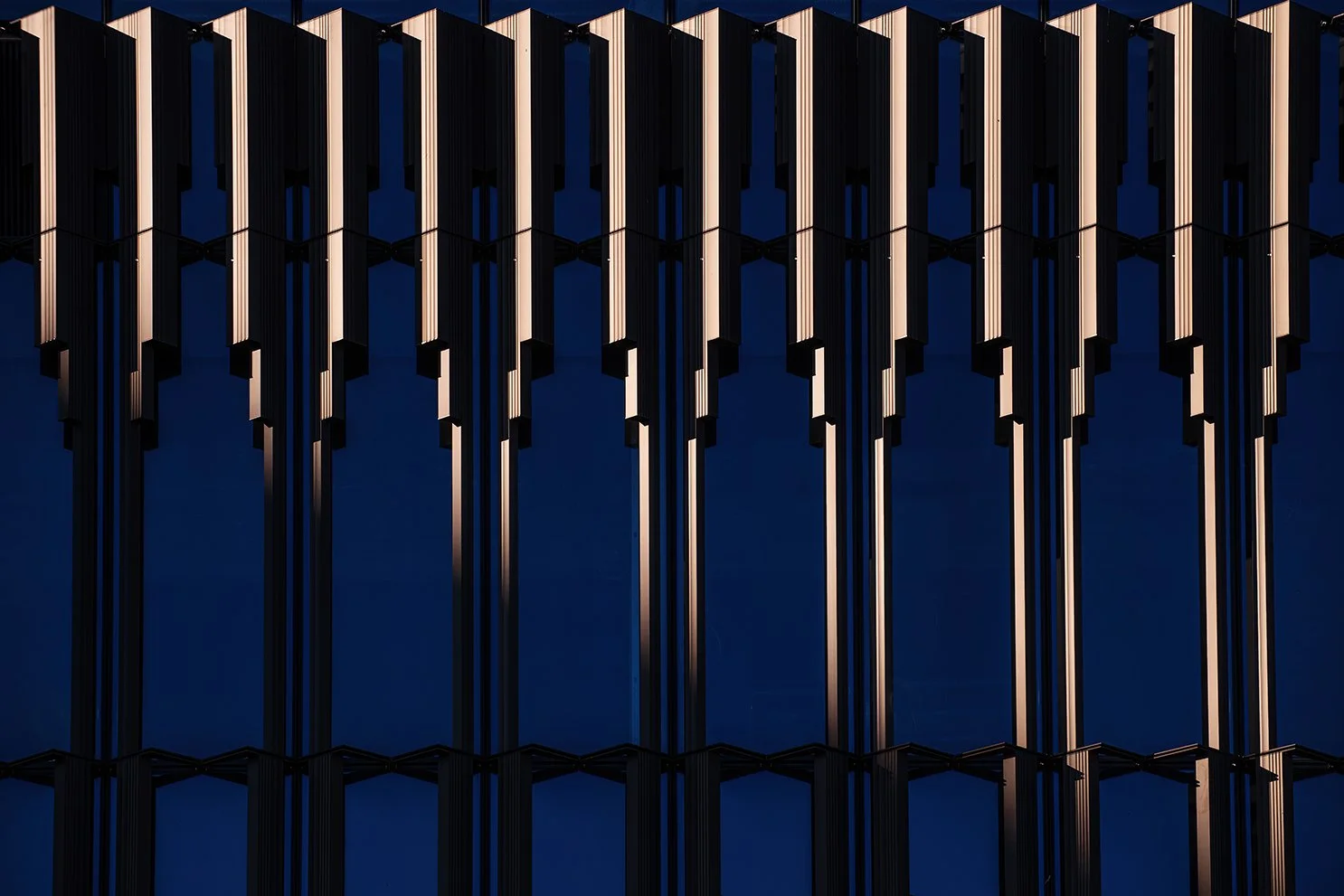  Wide city view featuring Hudson’s Detroit in Detroit designed by SHoP Architects. 