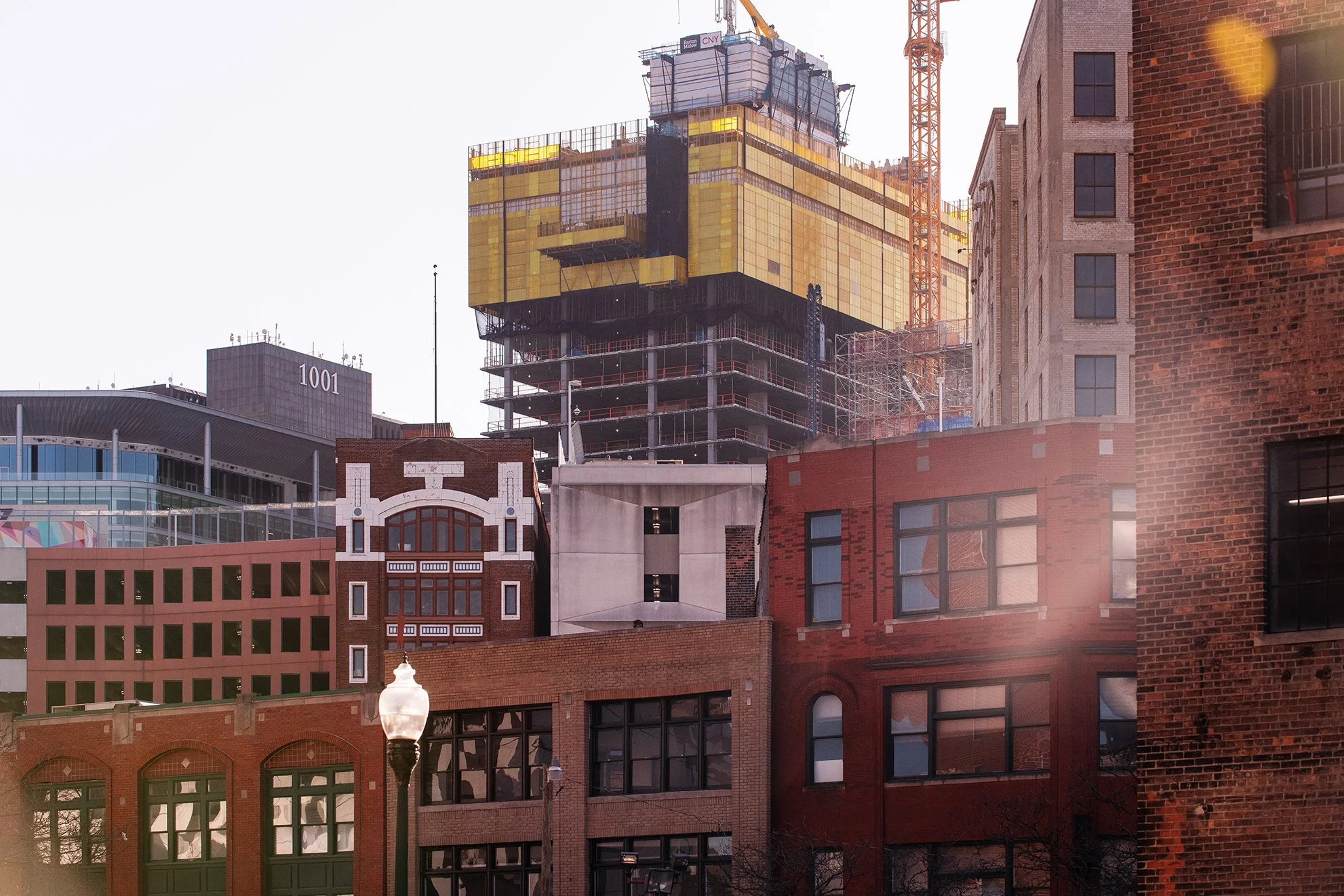  Wide view of Hudson’s Detroit in downtown Detroit by SHoP Architects for Bedrock. 