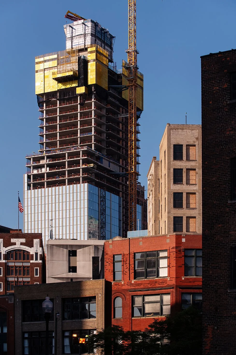  Hudson’s Detroit architectural presence in Detroit by SHoP Architects for Bedrock. 
