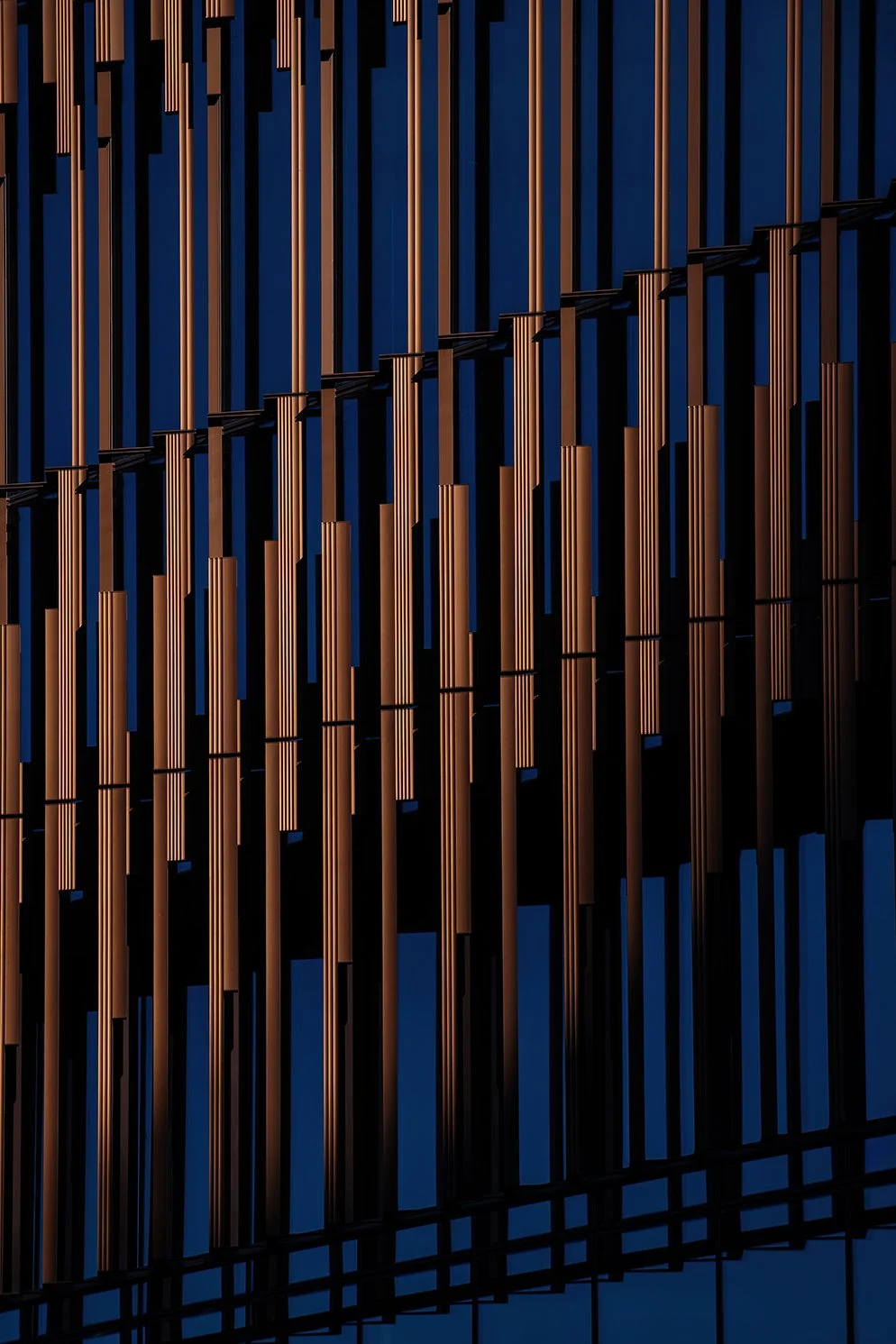  Hudson’s Detroit development within the Detroit skyline designed by SHoP Architects. 