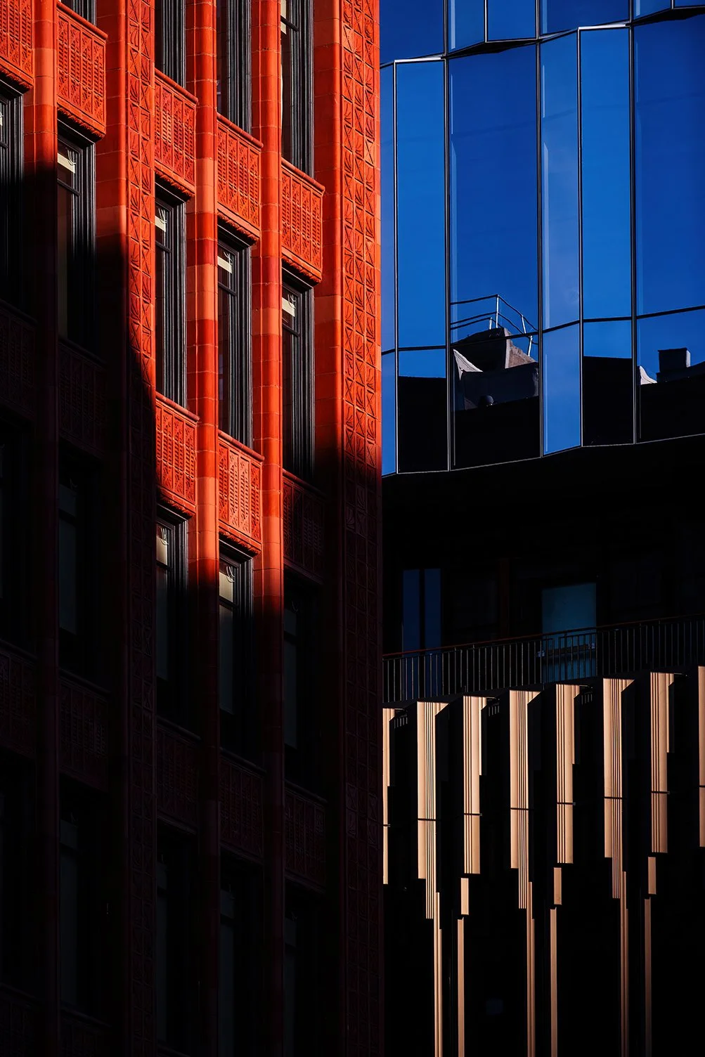  Street view showing Hudson’s Detroit in downtown Detroit by SHoP Architects and Bedrock. 