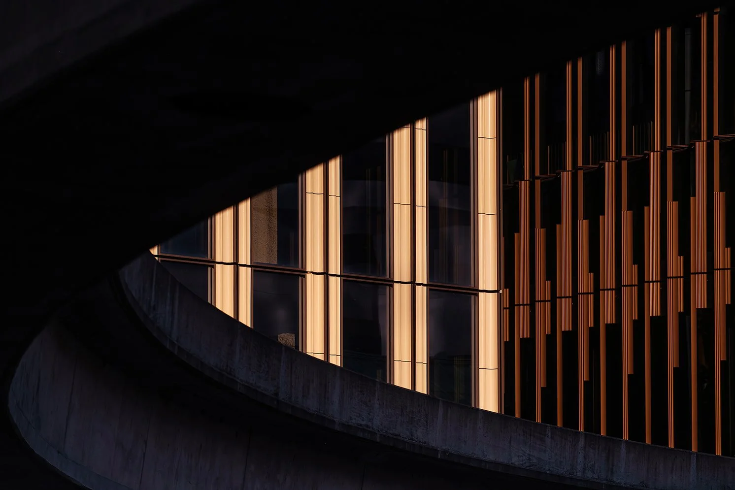  Building façade view of Hudson’s Detroit in Detroit for Bedrock by SHoP Architects. 