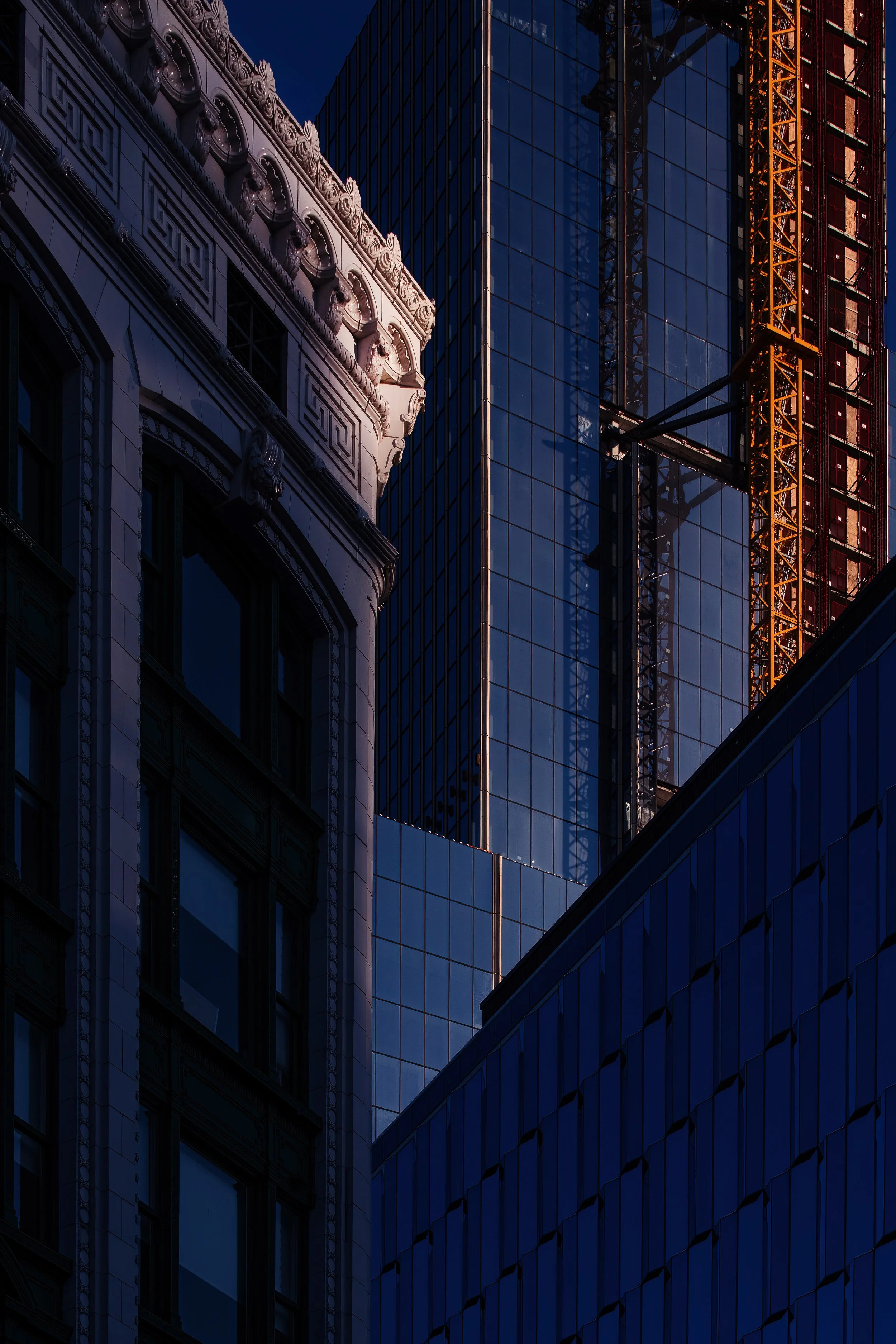  Hudson’s Detroit exterior structure in downtown Detroit for Bedrock by SHoP Architects. 