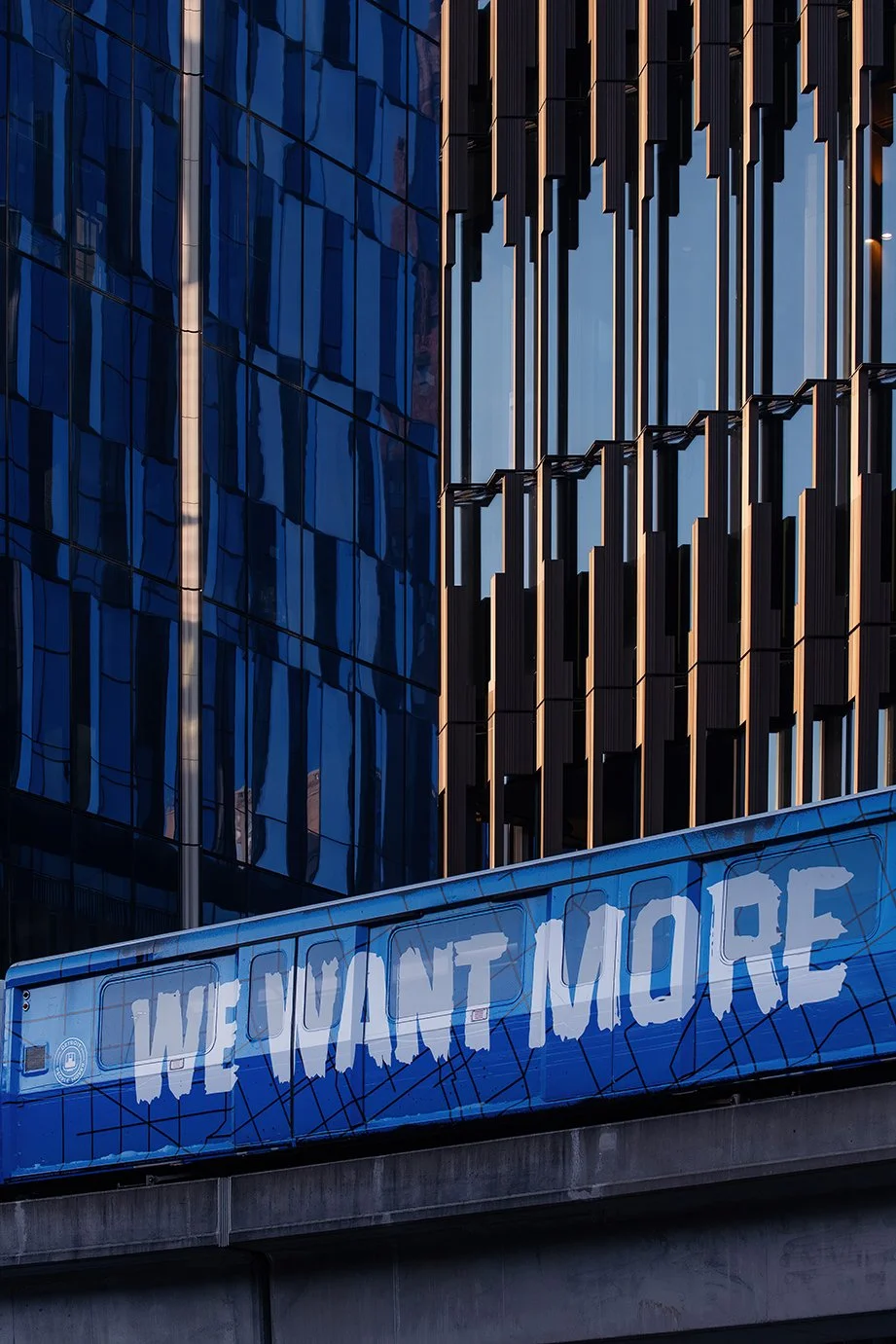  Exterior progress view of Hudson’s Detroit in Detroit by SHoP Architects for Bedrock. 
