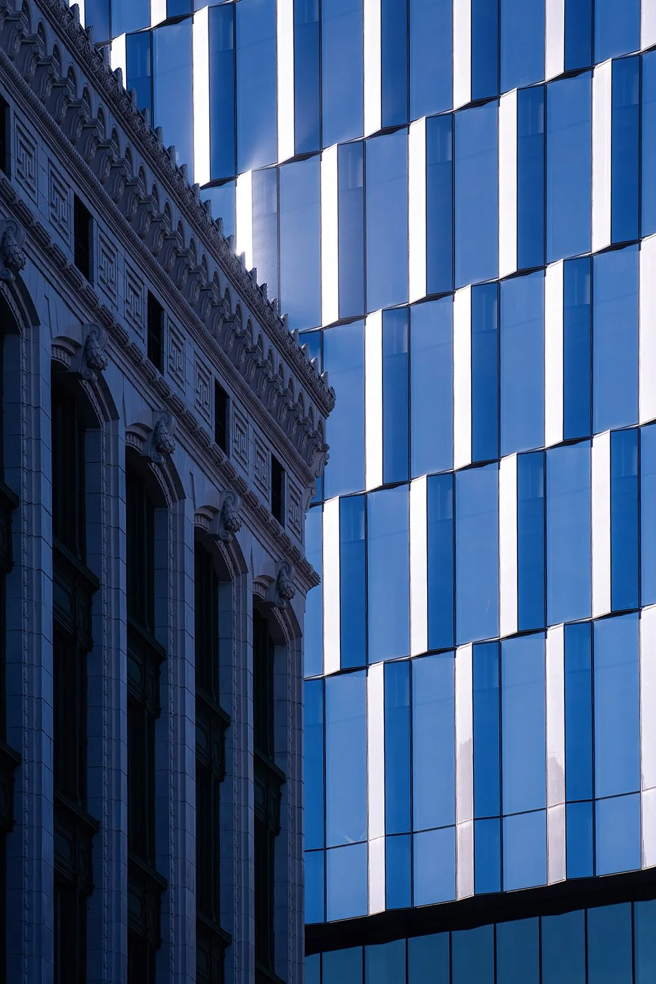  Hudson’s Detroit construction activity captured in Detroit for Bedrock by SHoP Architects. 