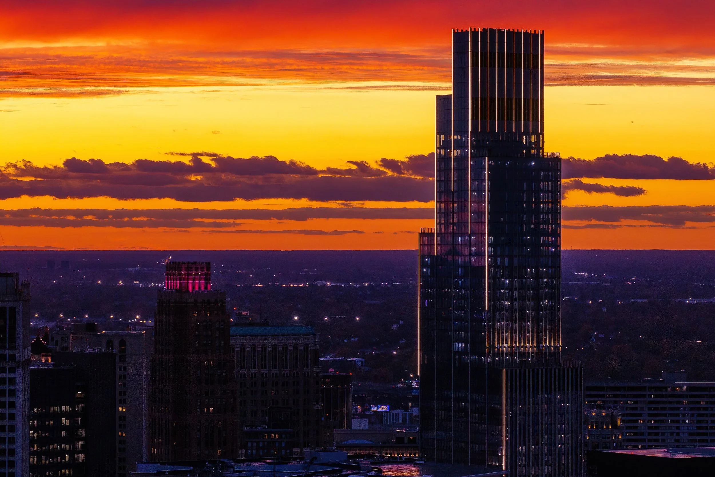  Hudson’s Detroit architectural development photographed in downtown Detroit by SHoP Architects. 