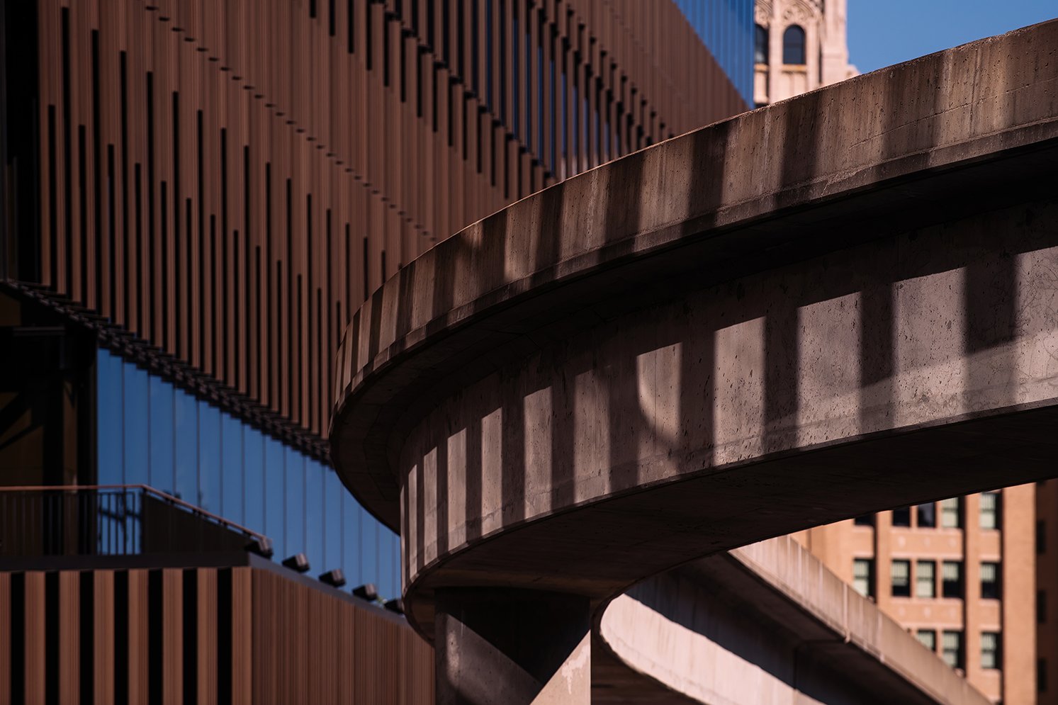  Hudson’s Detroit tower massing in the Detroit skyline developed by Bedrock. 