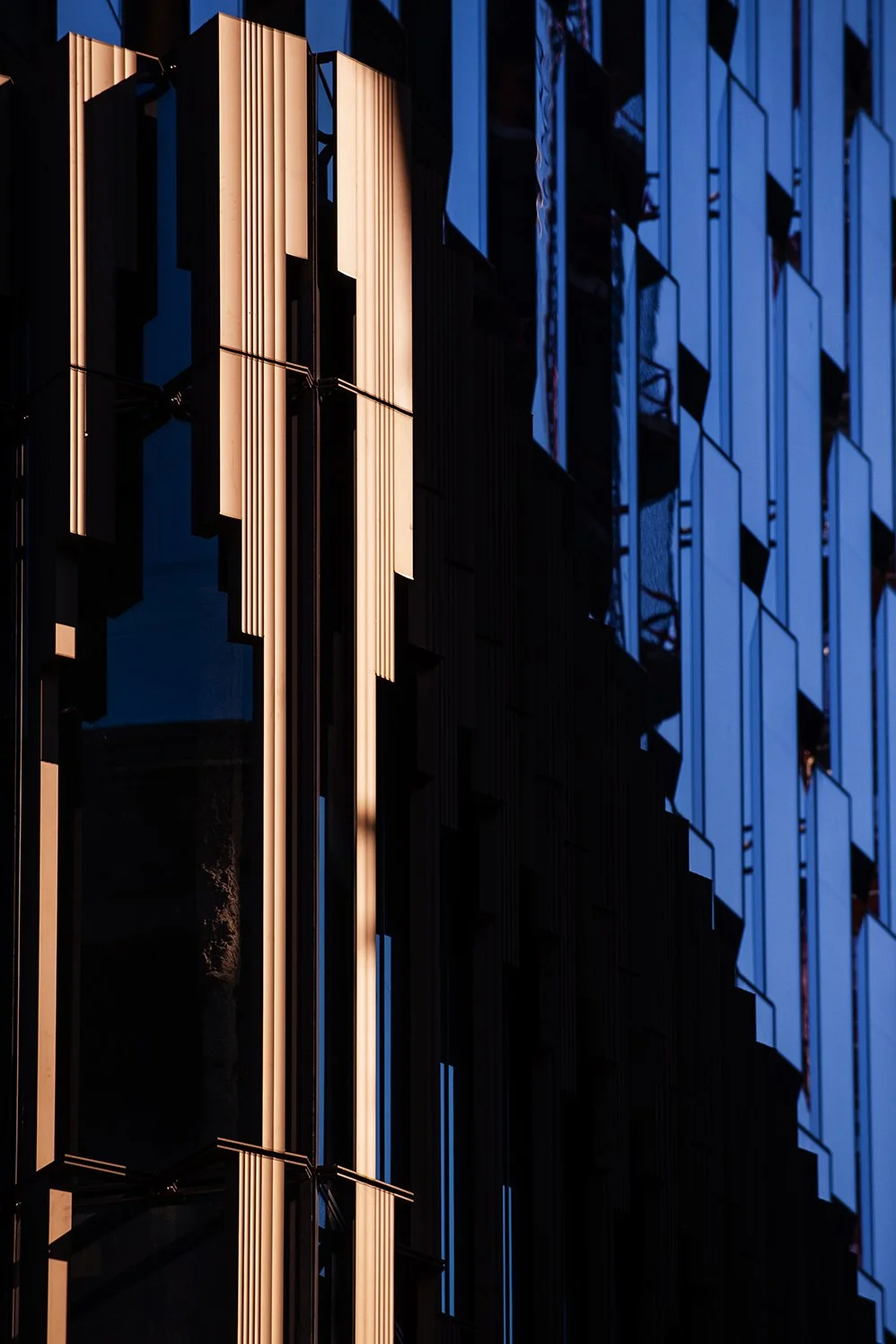  Hudson’s Detroit building progress rising above Detroit designed by SHoP Architects and developed by Bedrock. 